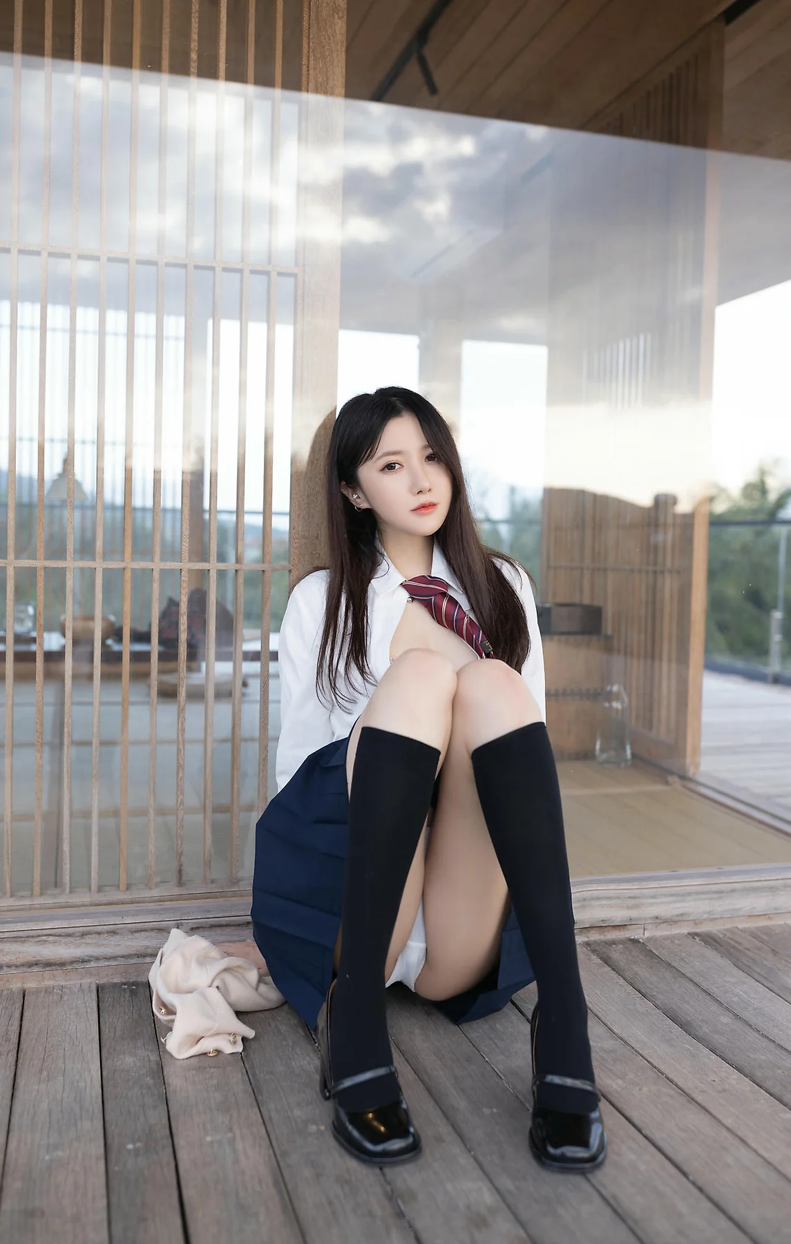 XiuRen 秀人 No.N373 鱼子酱Fish超短jk裙学生美女 - 27