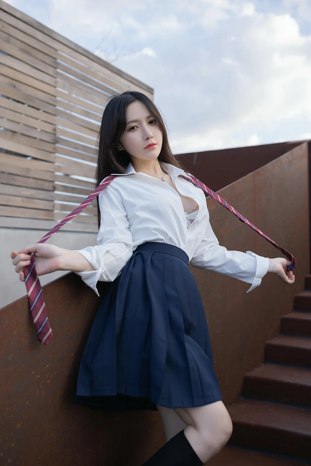XiuRen 秀人 No.N373 鱼子酱Fish超短jk裙学生美女 - 51