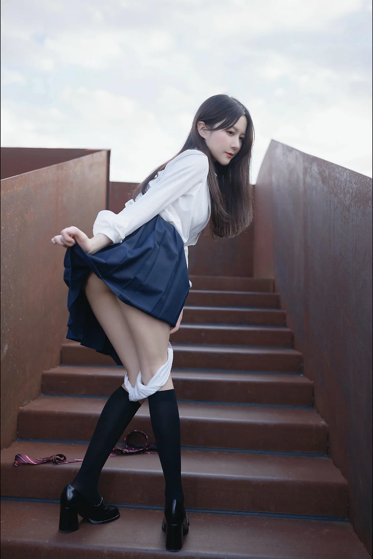 XiuRen 秀人 No.N373 鱼子酱Fish超短jk裙学生美女 - 58
