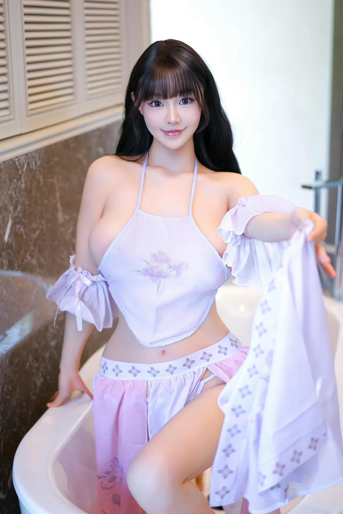 XiuRen 秀人 No.N389 朱可儿透视古风肚兜写真作品 - 24