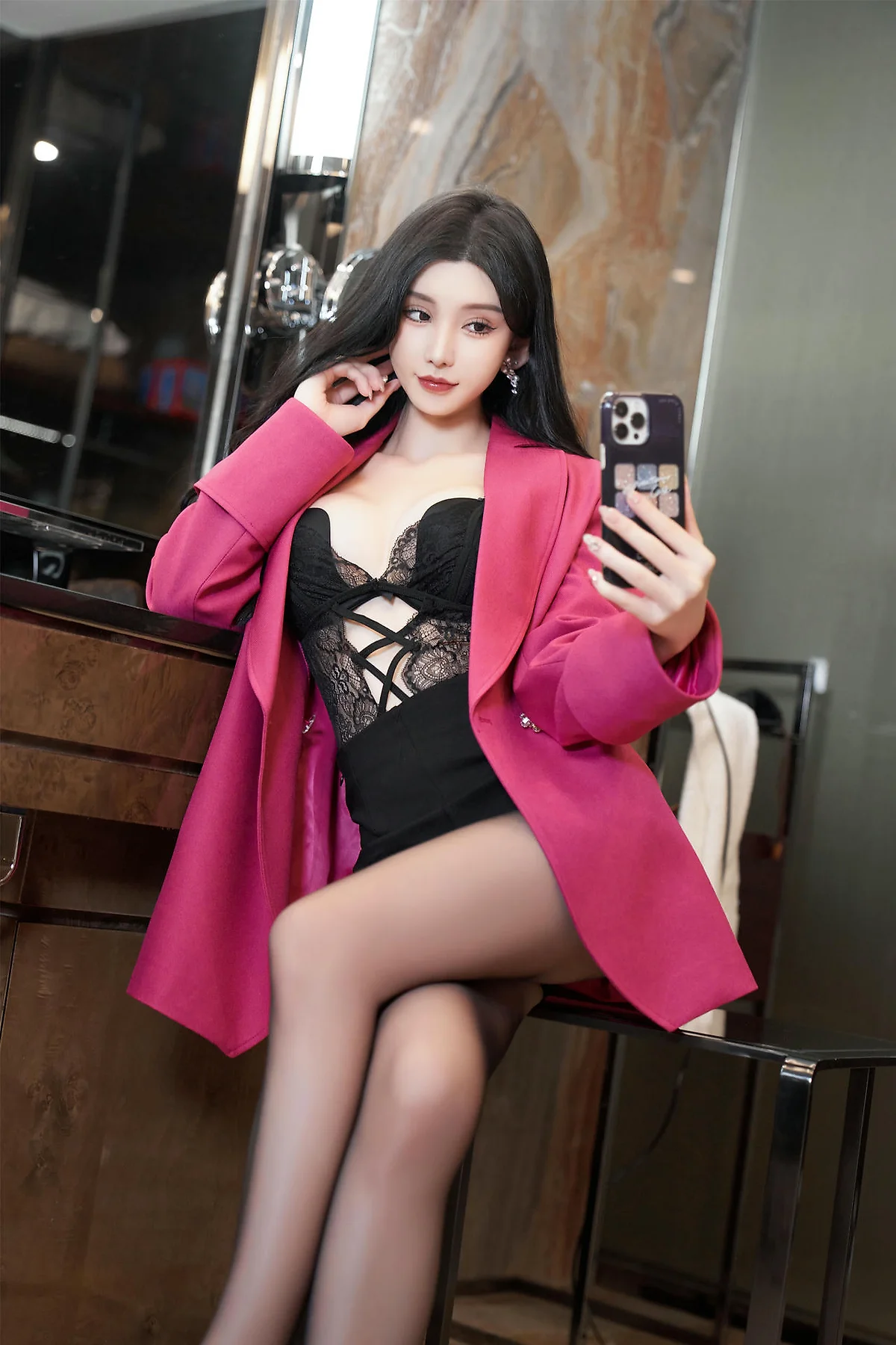 XiuRen 秀人 No.N391 周于希诱惑直播黑丝长腿 - 52