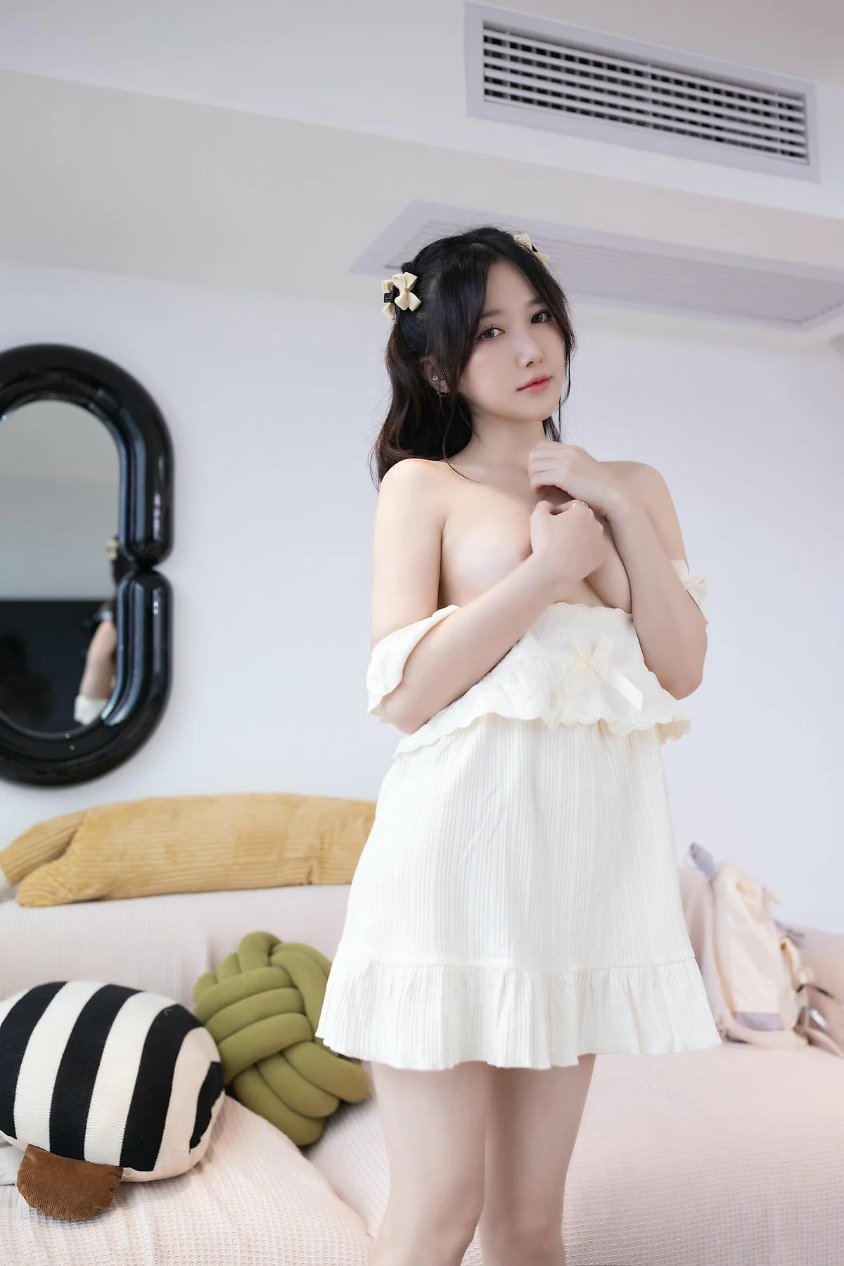 XiuRen 秀人 No.N401 鱼子酱Fish睡裙俏皮女仆 - 16