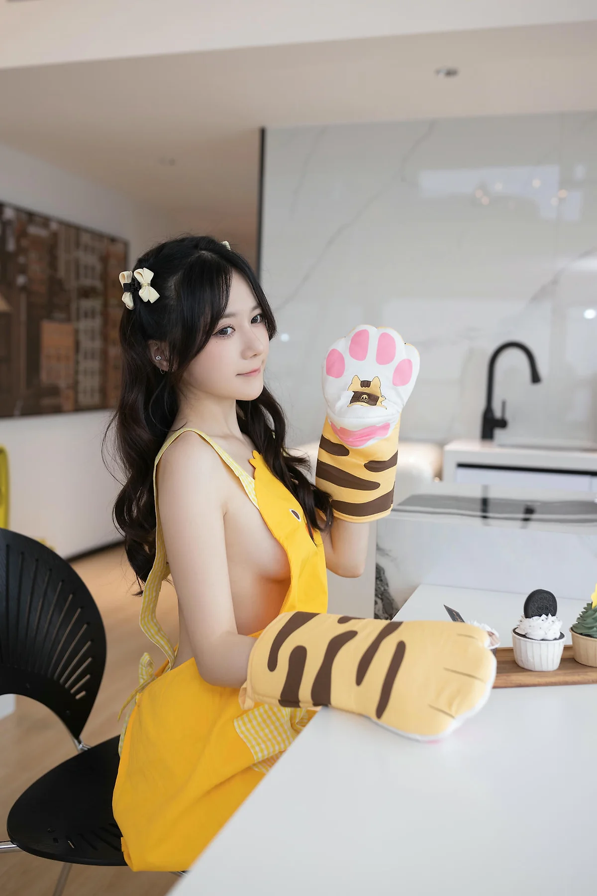 XiuRen 秀人 No.N401 鱼子酱Fish睡裙俏皮女仆 - 23