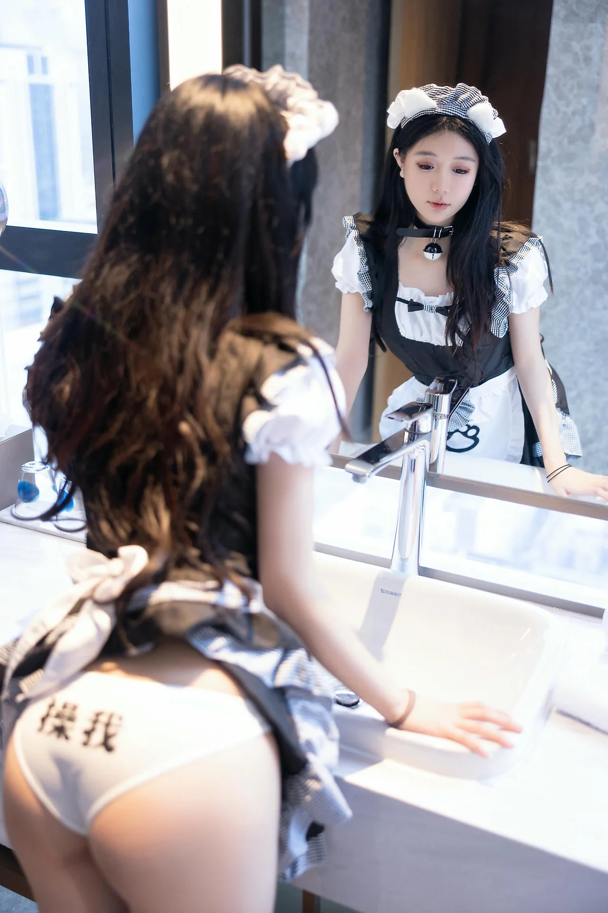 XiuRen 秀人 No.N416 谢小蒽翘臀女仆制服 - 14