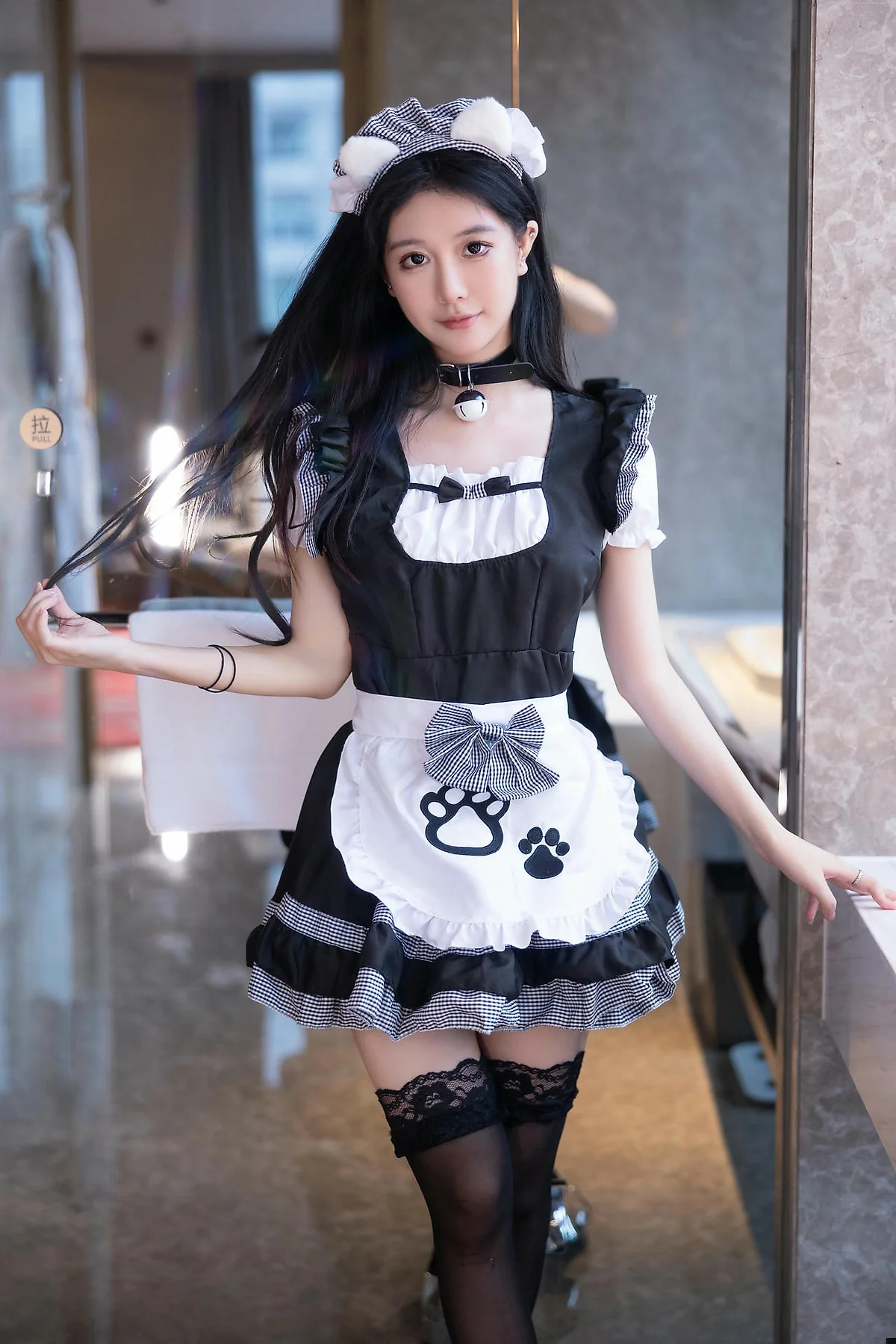 XiuRen 秀人 No.N416 谢小蒽翘臀女仆制服 - 20