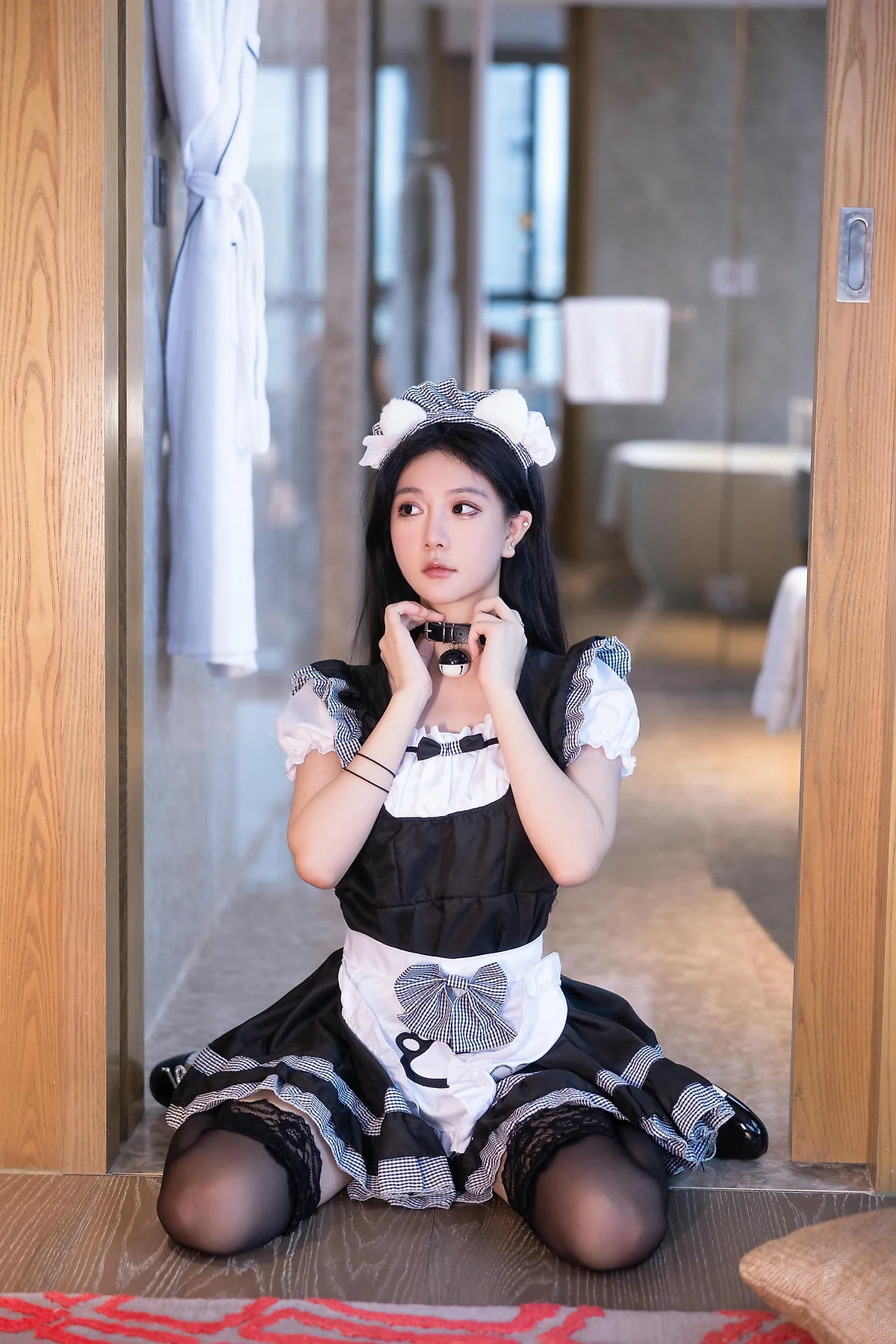 XiuRen 秀人 No.N416 谢小蒽翘臀女仆制服 - 23