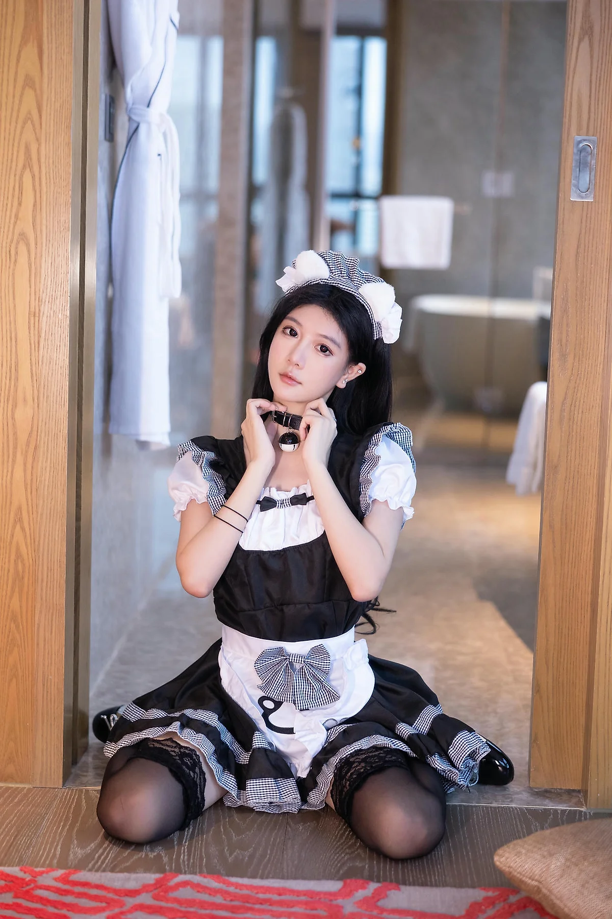 XiuRen 秀人 No.N416 谢小蒽翘臀女仆制服 - 24
