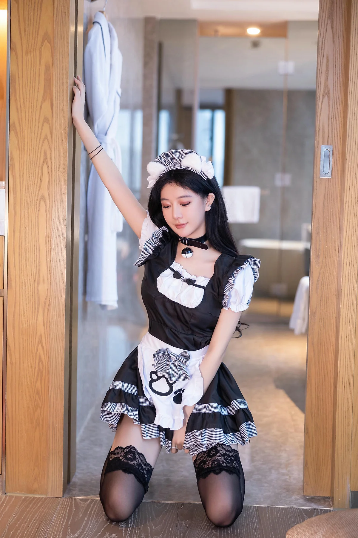 XiuRen 秀人 No.N416 谢小蒽翘臀女仆制服 - 25