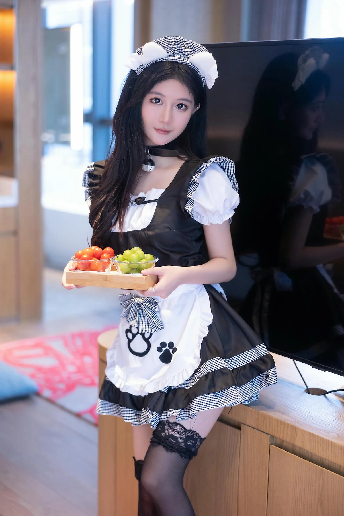XiuRen 秀人 No.N416 谢小蒽翘臀女仆制服 - 31