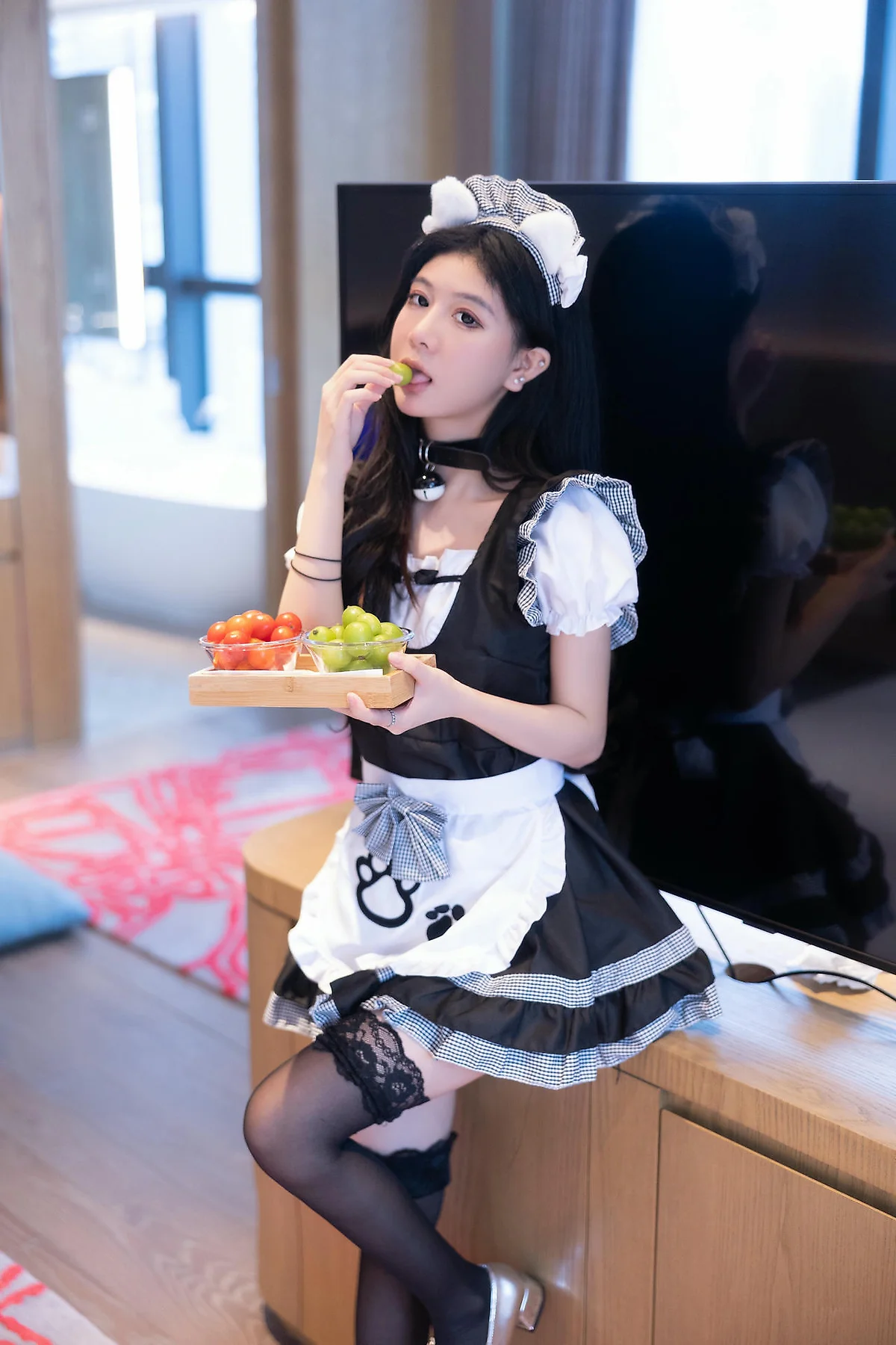 XiuRen 秀人 No.N416 谢小蒽翘臀女仆制服 - 32