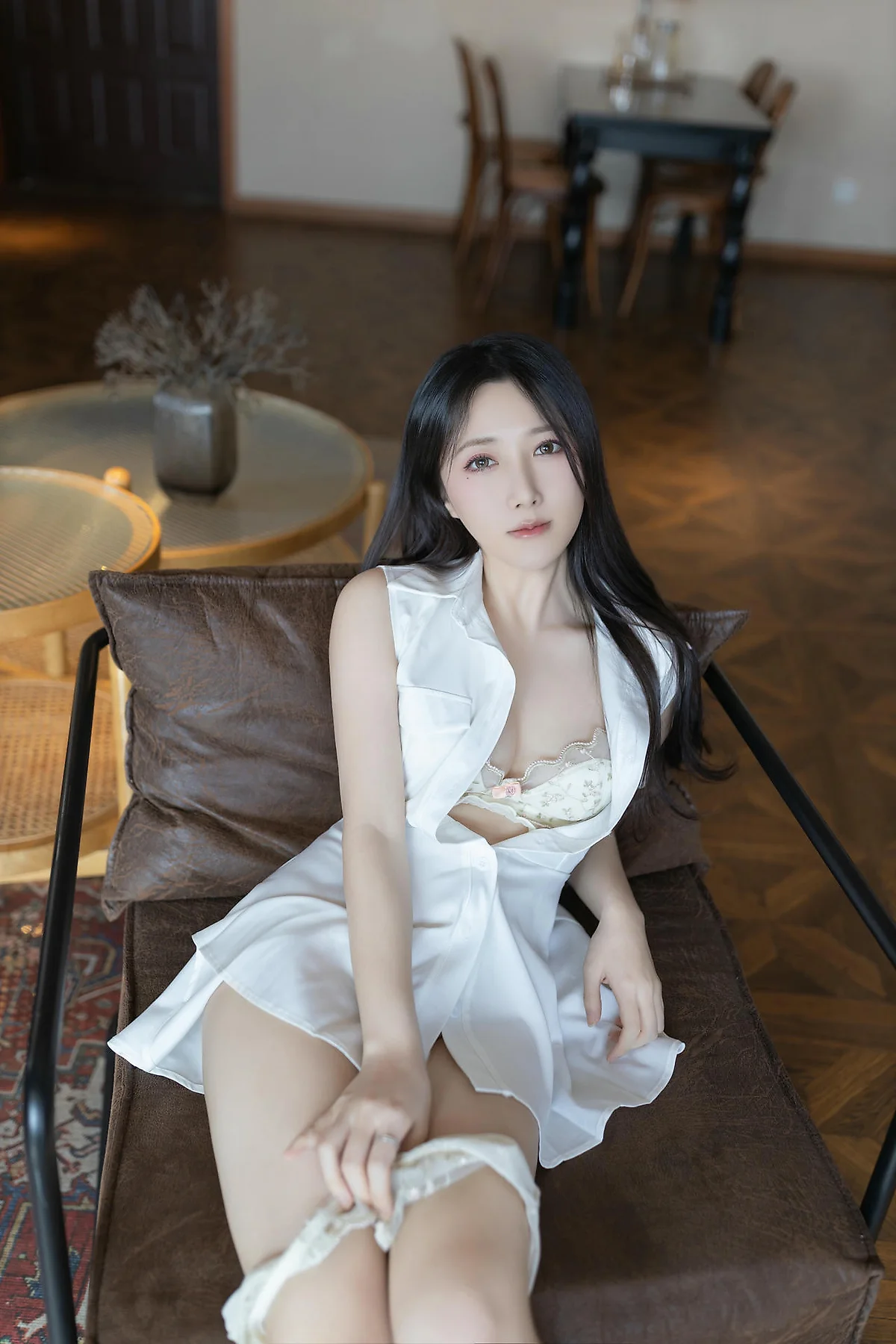 XiuRen 秀人 No.N420 鱼子酱Fish白色连衣裙女神写真 - 72