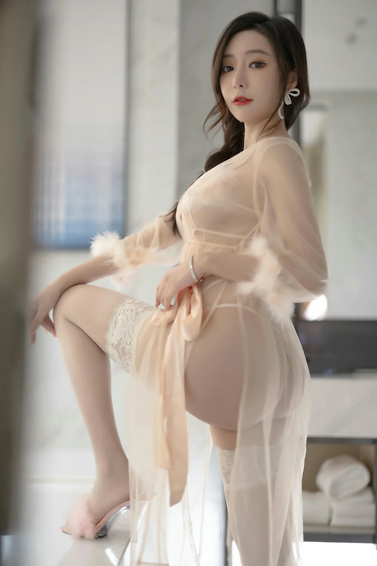 XiuRen 秀人 No.N428 王馨瑶红色裙子透视情趣 - 34