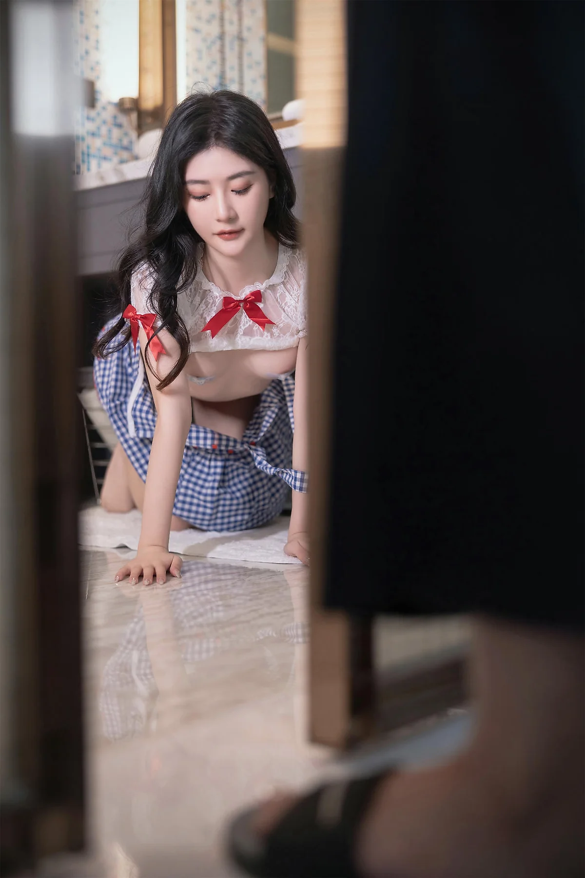 XiuRen 秀人 No.N430 谢小蒽维修主题写真 - 140