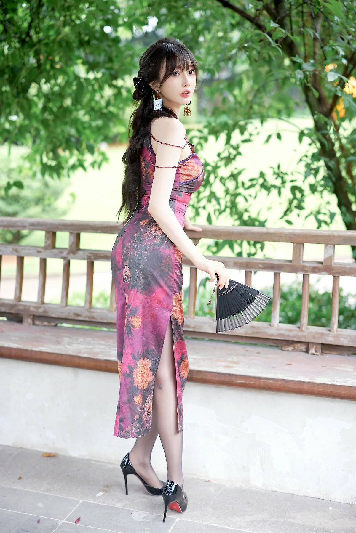 XiuRen 秀人 No.N433 玥儿玥性感妩媚旗袍 - 53