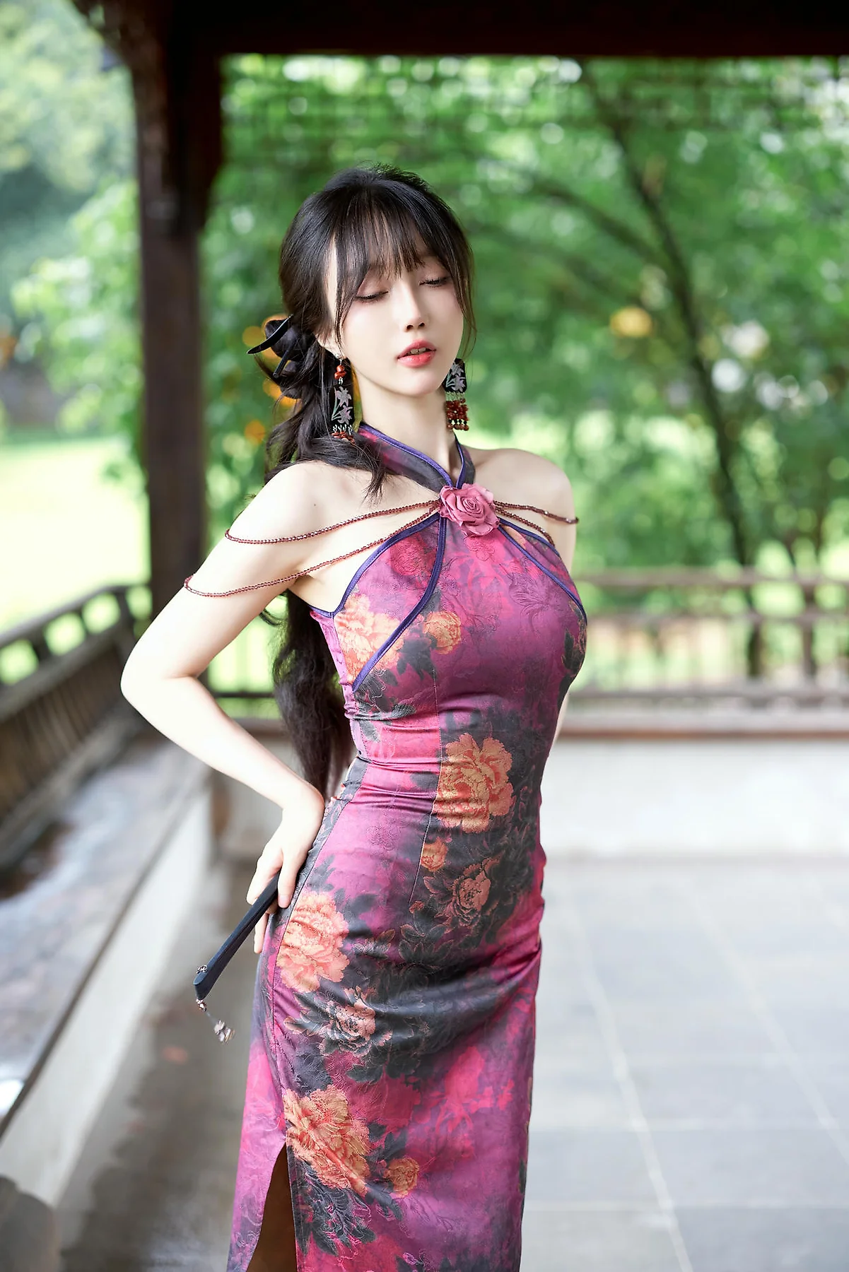 XiuRen 秀人 No.N433 玥儿玥性感妩媚旗袍 - 55