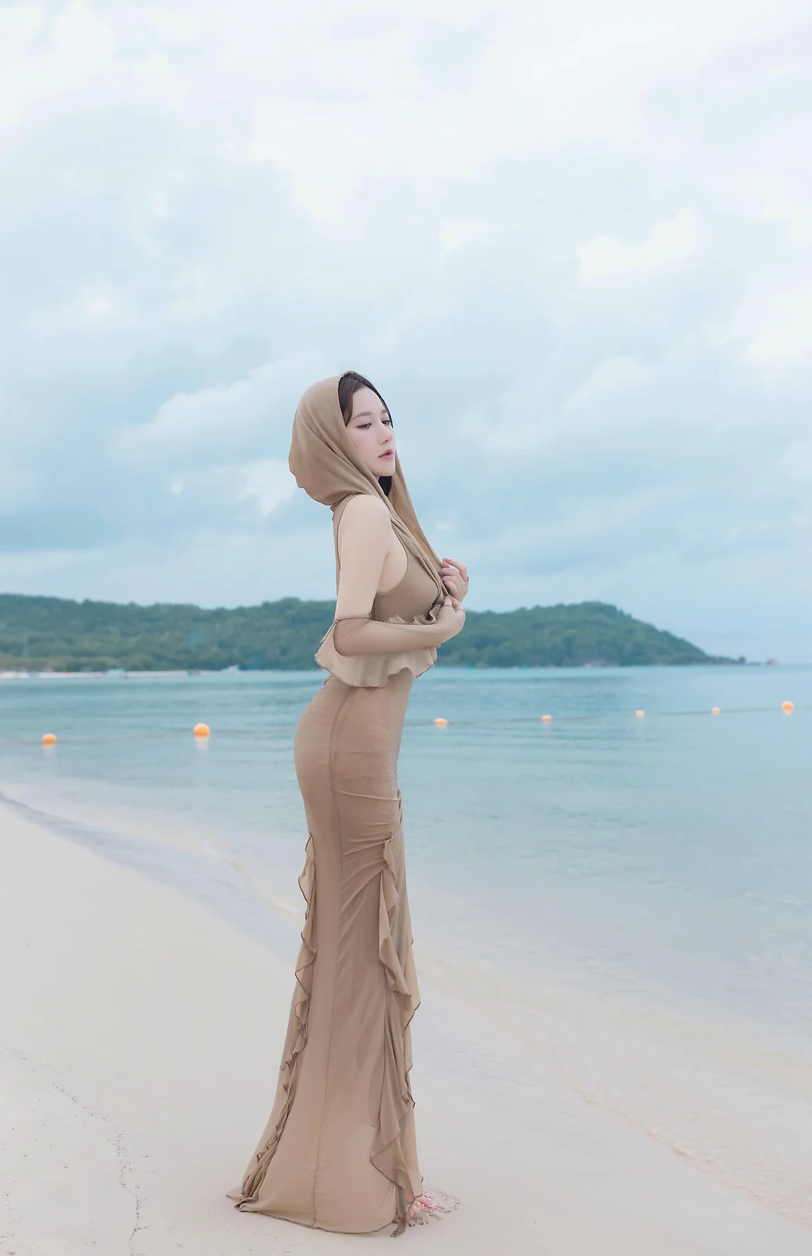 XiuRen 秀人 No.N437 鱼子酱Fish户外旅拍海滩湿身写真 - 8
