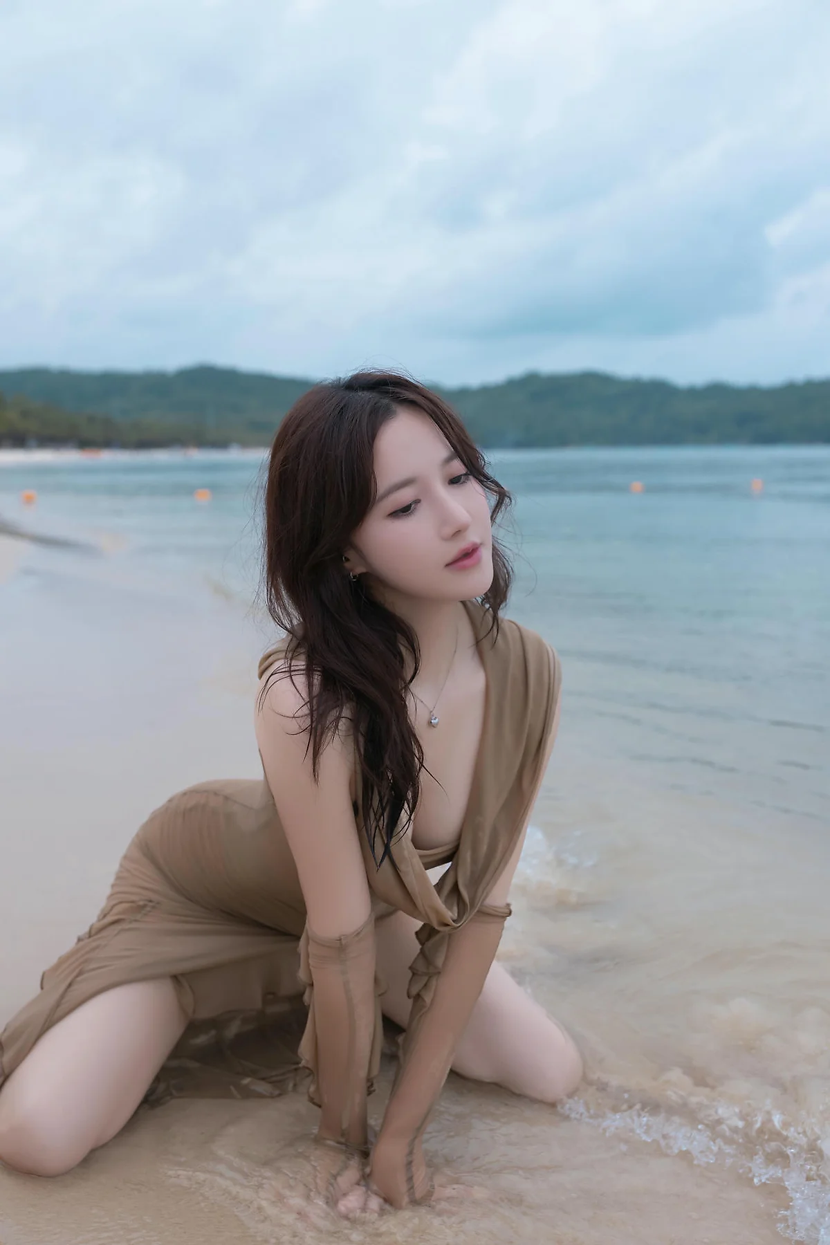 XiuRen 秀人 No.N437 鱼子酱Fish户外旅拍海滩湿身写真 - 20