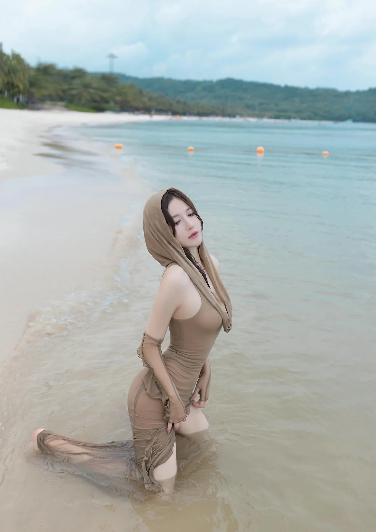XiuRen 秀人 No.N437 鱼子酱Fish户外旅拍海滩湿身写真 - 30