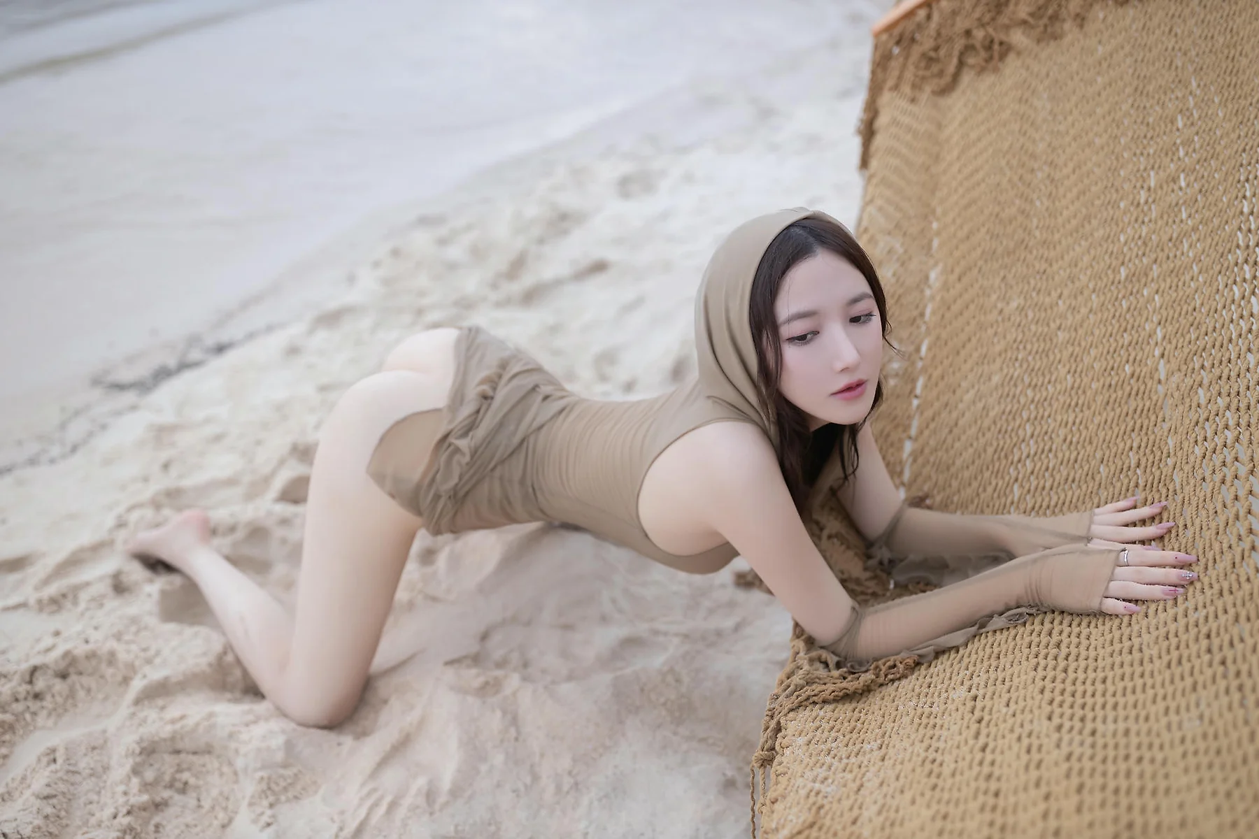 XiuRen 秀人 No.N437 鱼子酱Fish户外旅拍海滩湿身写真 - 62