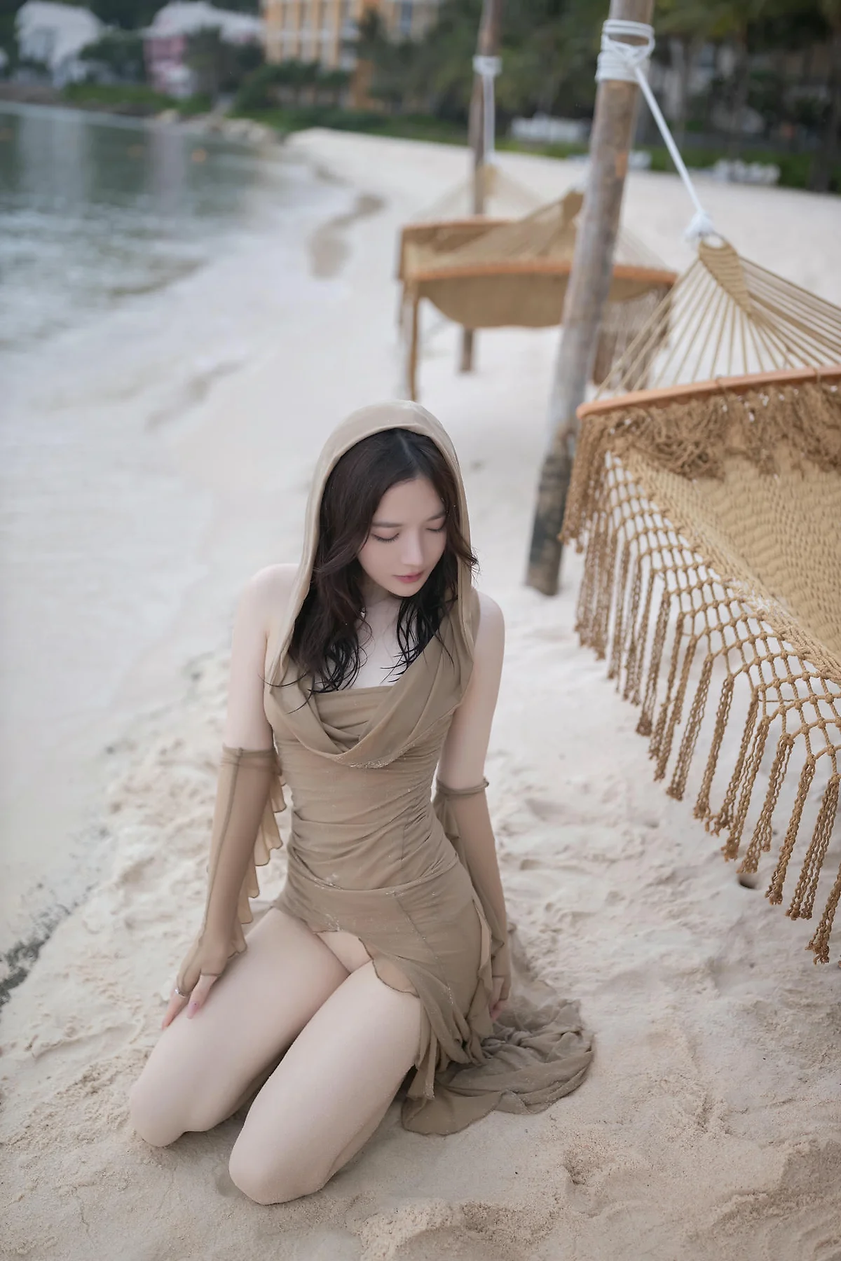 XiuRen 秀人 No.N437 鱼子酱Fish户外旅拍海滩湿身写真 - 77