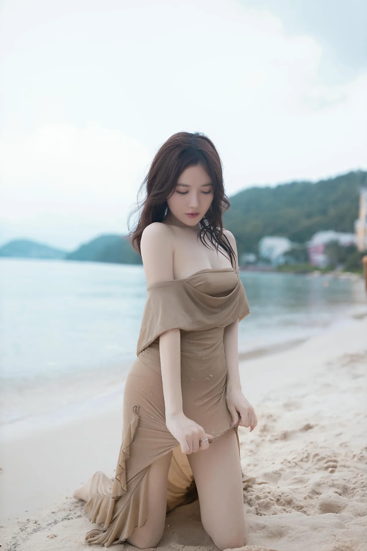 XiuRen 秀人 No.N437 鱼子酱Fish户外旅拍海滩湿身写真 - 81