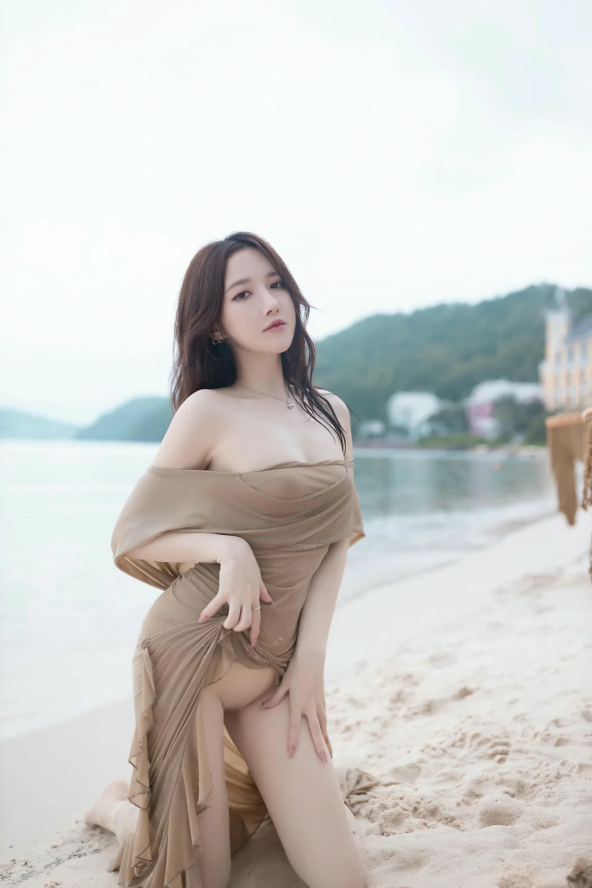 XiuRen 秀人 No.N437 鱼子酱Fish户外旅拍海滩湿身写真 - 82