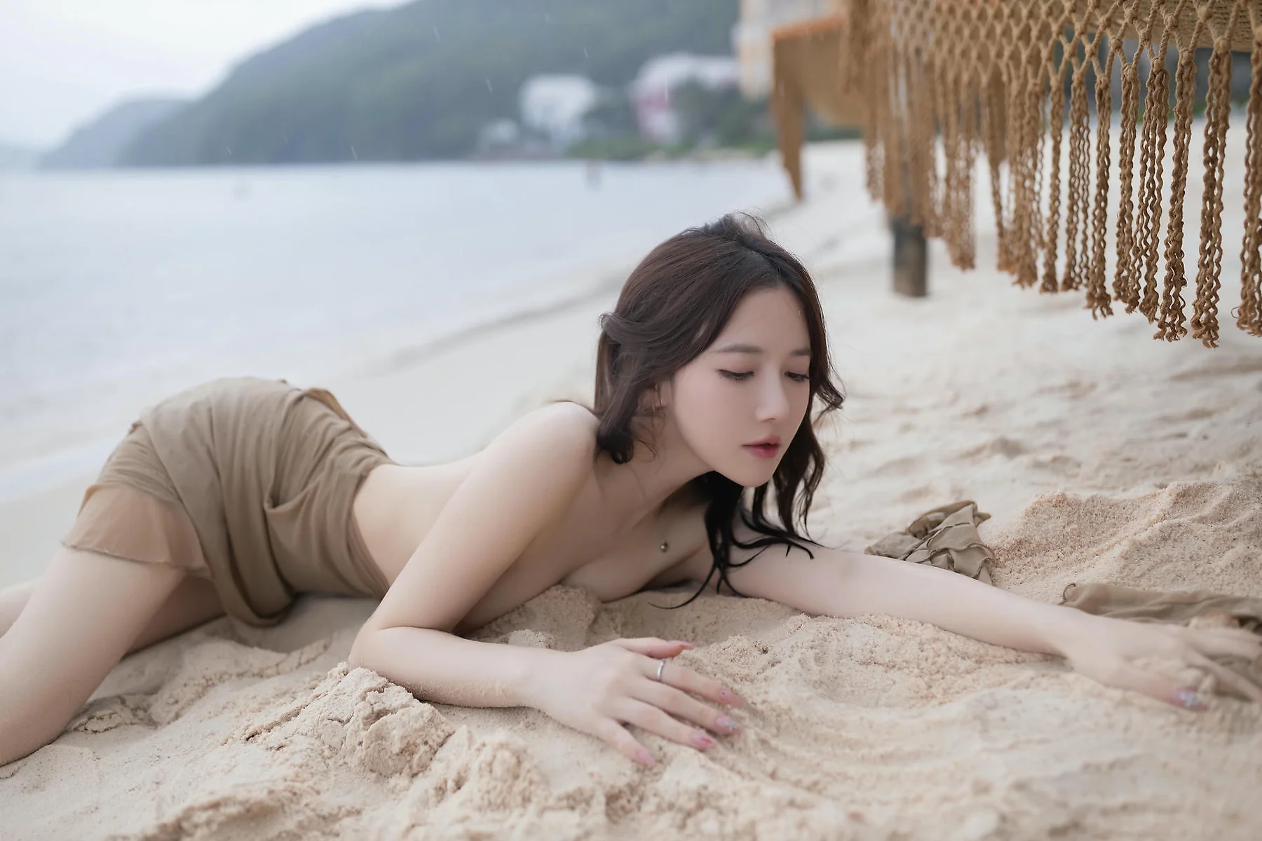 XiuRen 秀人 No.N437 鱼子酱Fish户外旅拍海滩湿身写真 - 88