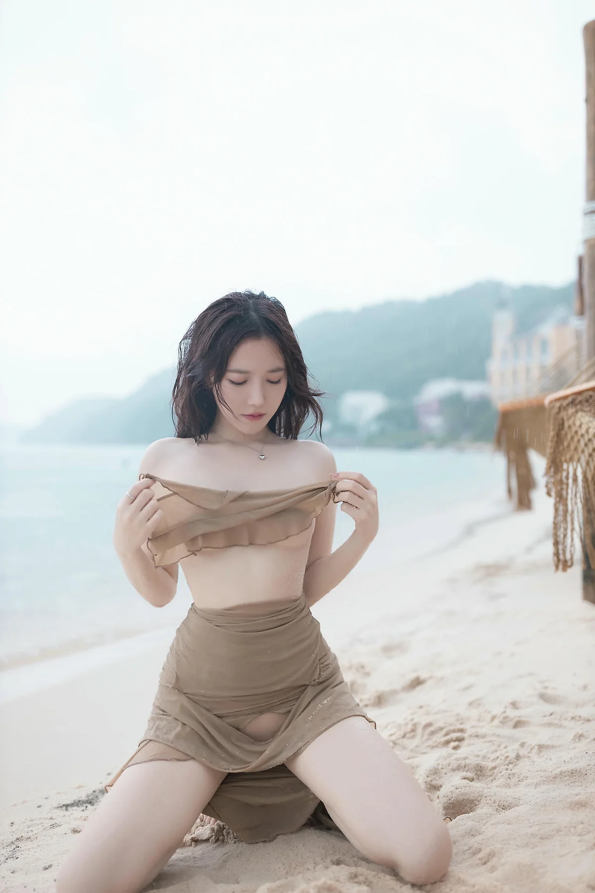 XiuRen 秀人 No.N437 鱼子酱Fish户外旅拍海滩湿身写真 - 96