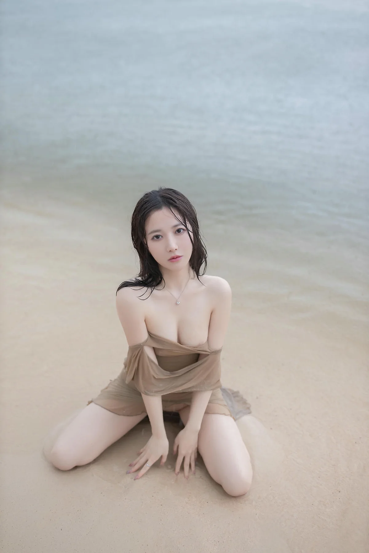XiuRen 秀人 No.N437 鱼子酱Fish户外旅拍海滩湿身写真 - 100