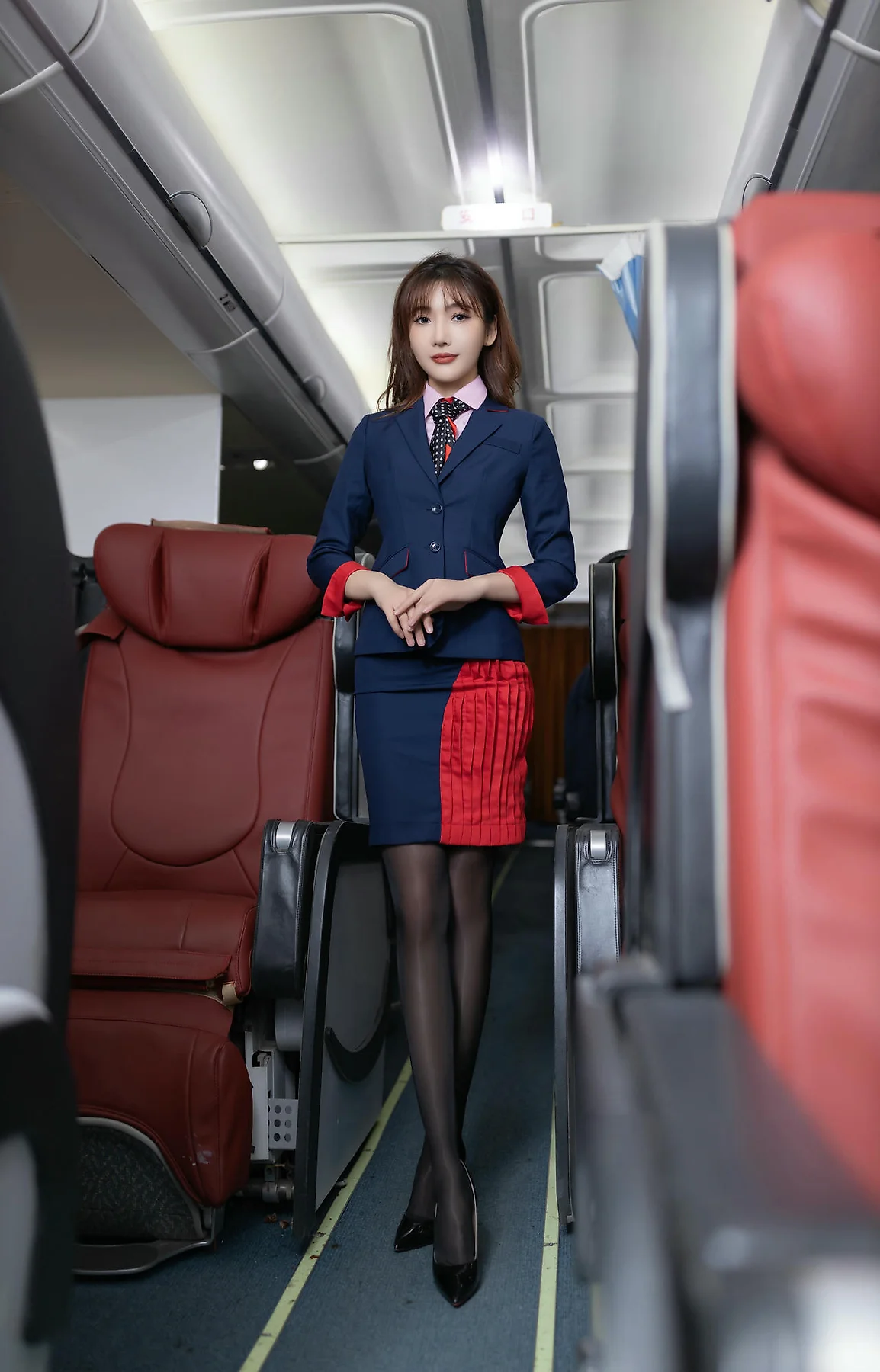 XiuRen 秀人 No.N444 陆萱萱空姐主题写真制服 - 55