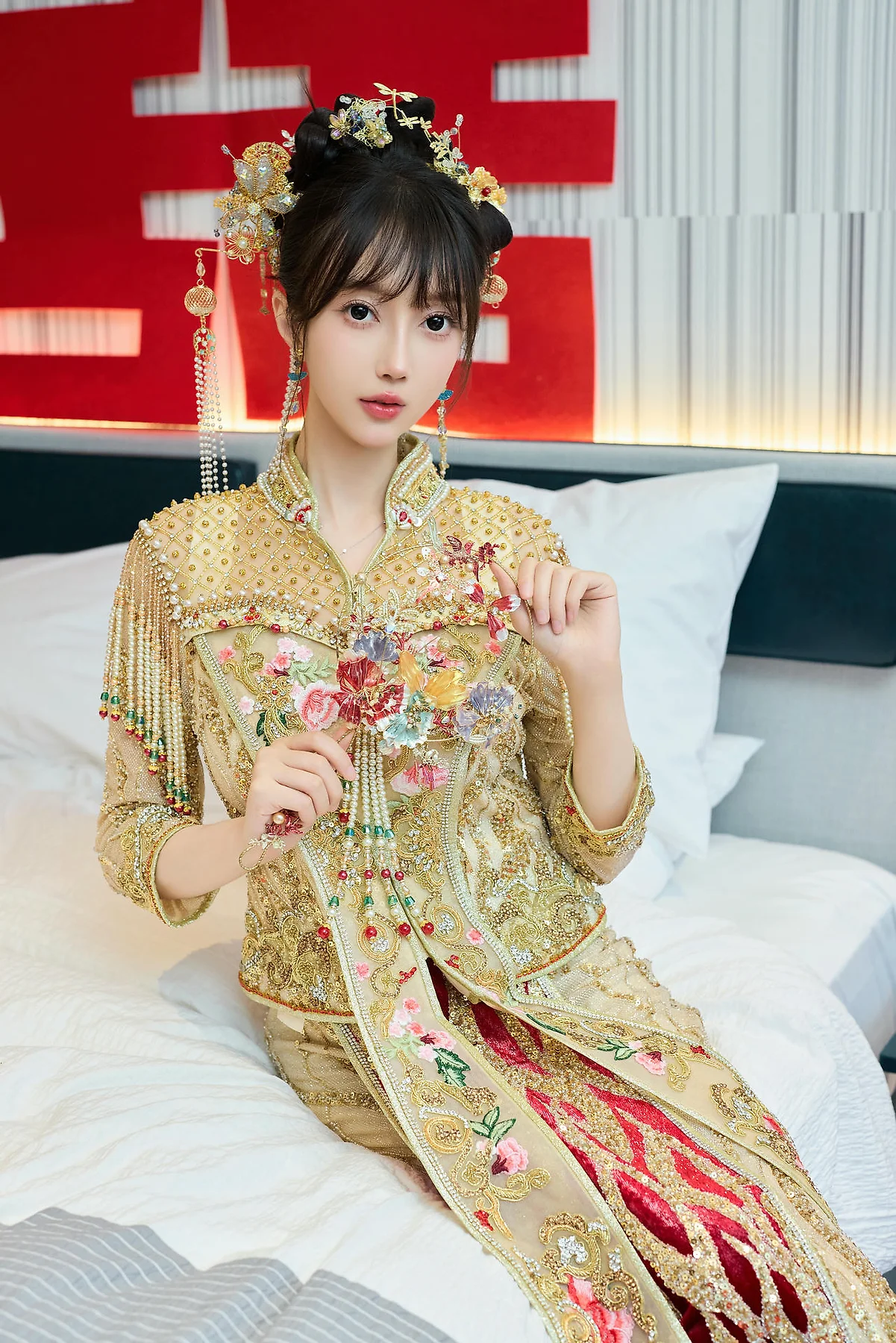 XiuRen 秀人 No.N447 玥儿玥性感秀禾服 - 11