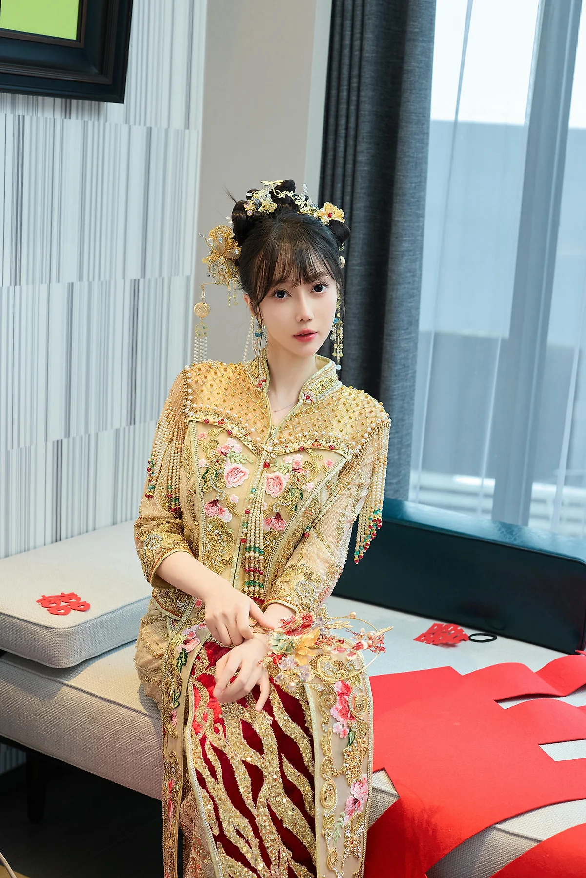 XiuRen 秀人 No.N447 玥儿玥性感秀禾服 - 13