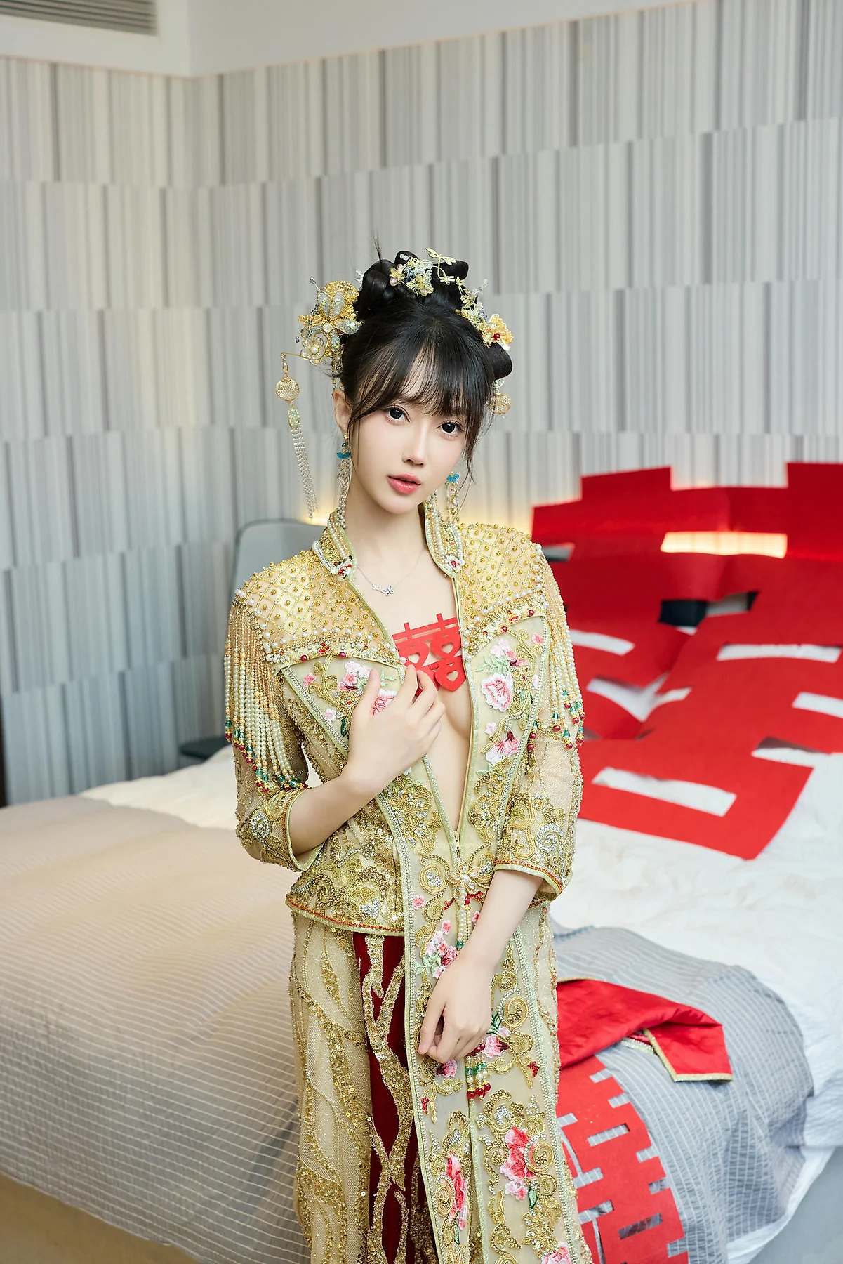 XiuRen 秀人 No.N447 玥儿玥性感秀禾服 - 30