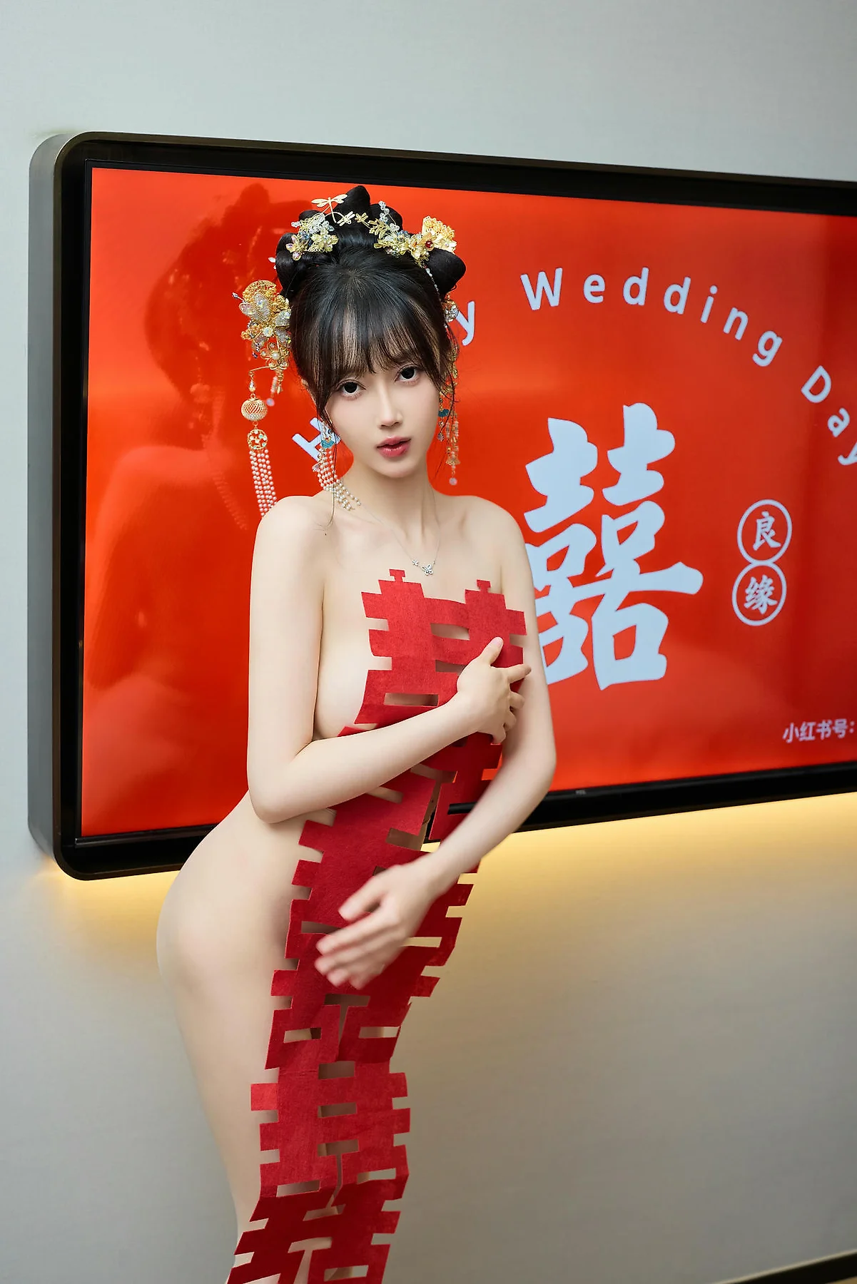 XiuRen 秀人 No.N447 玥儿玥性感秀禾服 - 66