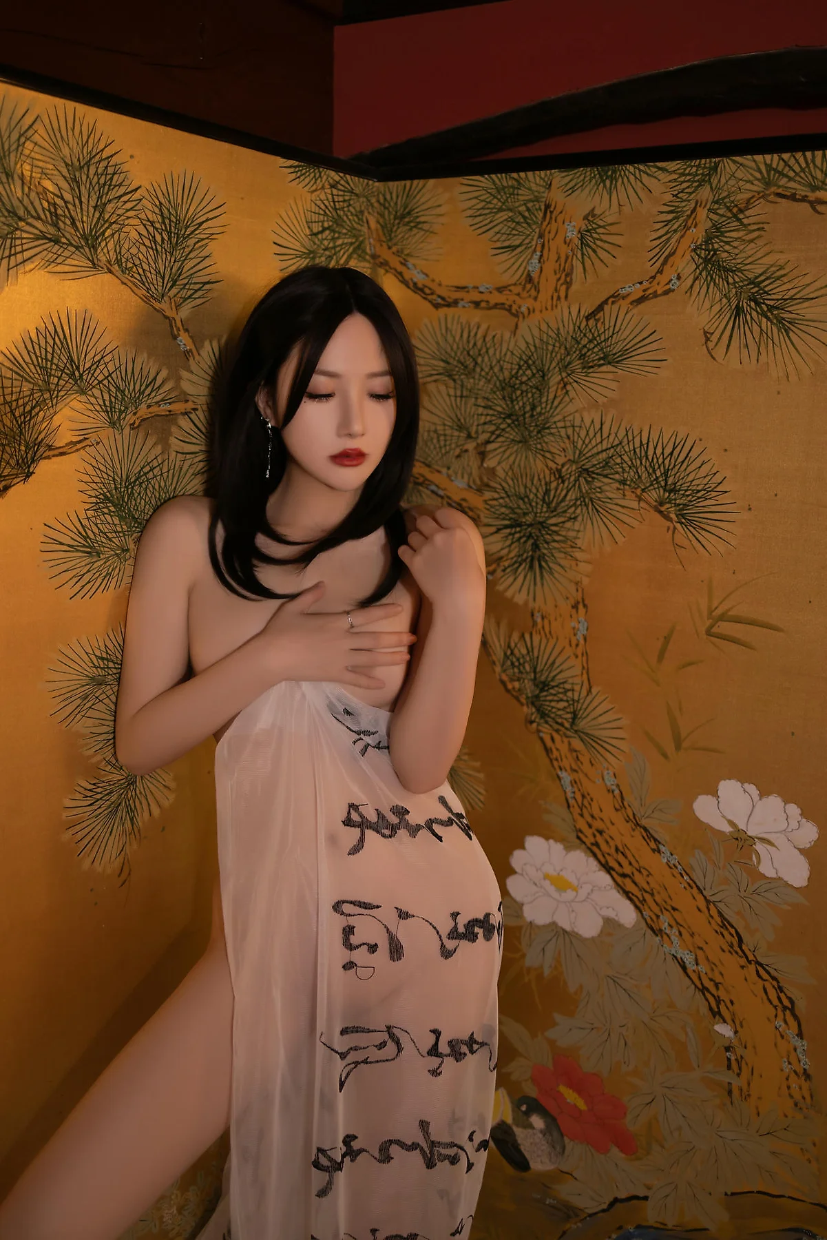 XiuRen 秀人 No.N449 鱼子酱Fish古风旗袍性感美腿 - 112