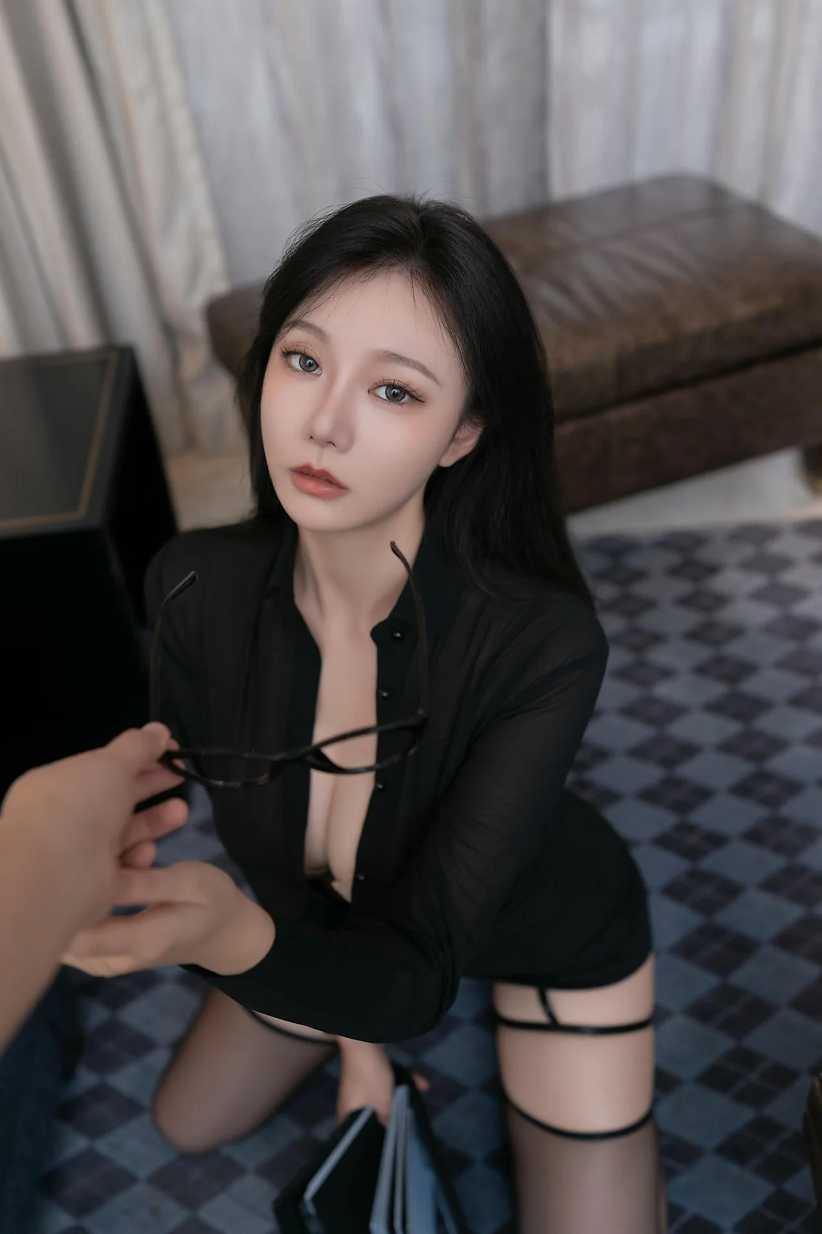 XiuRen 秀人 No.N450 安然anran高跟黑丝眼镜气质美女 - 23