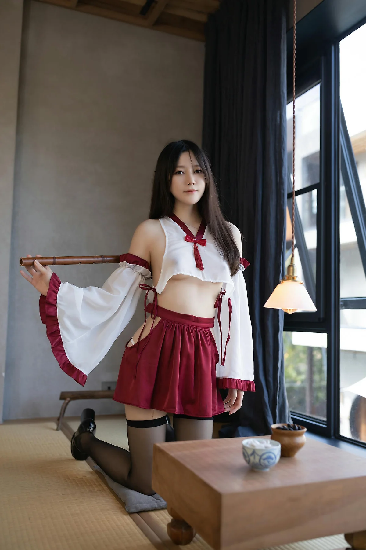 XiuRen 秀人 No.N460 鱼子酱Fish角色扮演cos制服竹子巫 - 1