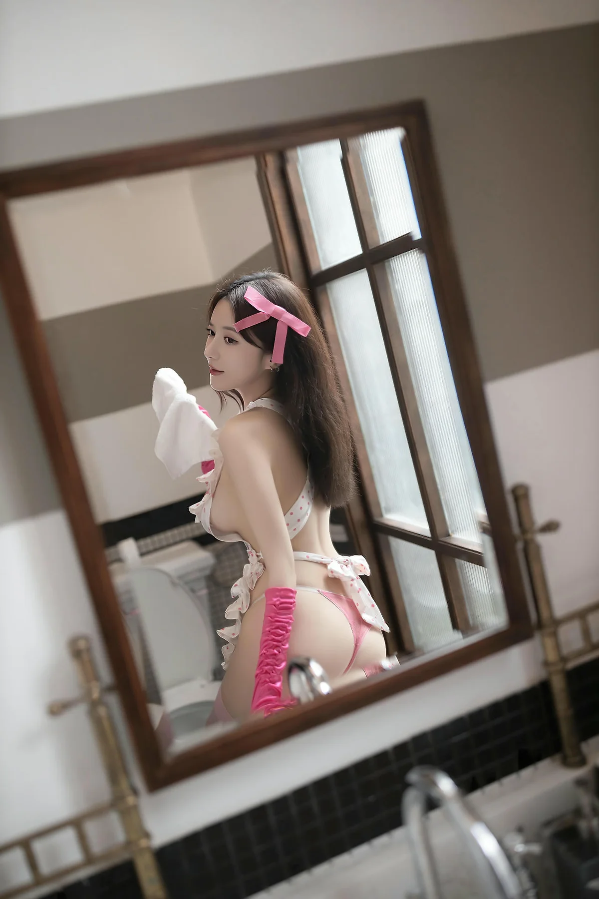 XiuRen 秀人 No.N462 鱼子酱Fish女仆乳贴制服 - 12