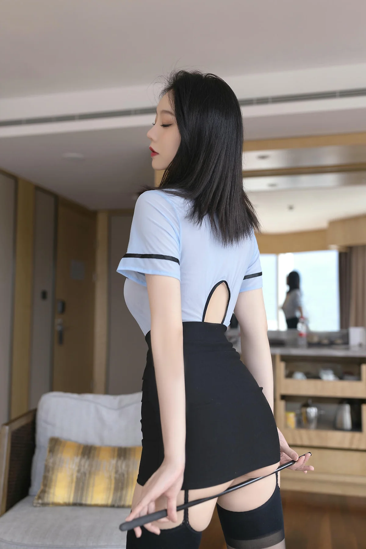 XiuRen 秀人 No.N464 安然anran透视警花制服写真 - 13