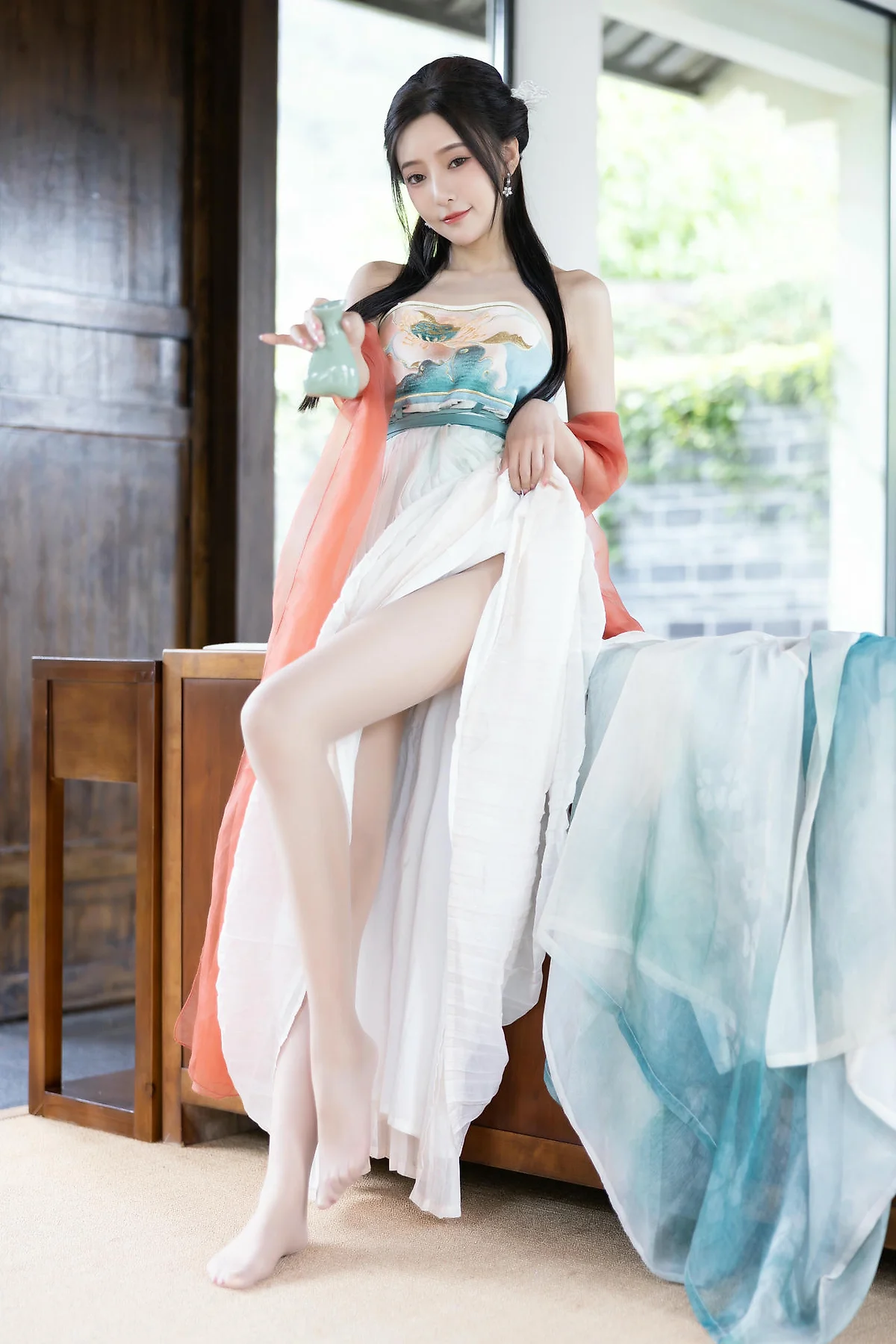 XiuRen 秀人 No.N473 王馨瑶古装瀑布主题写真 - 58