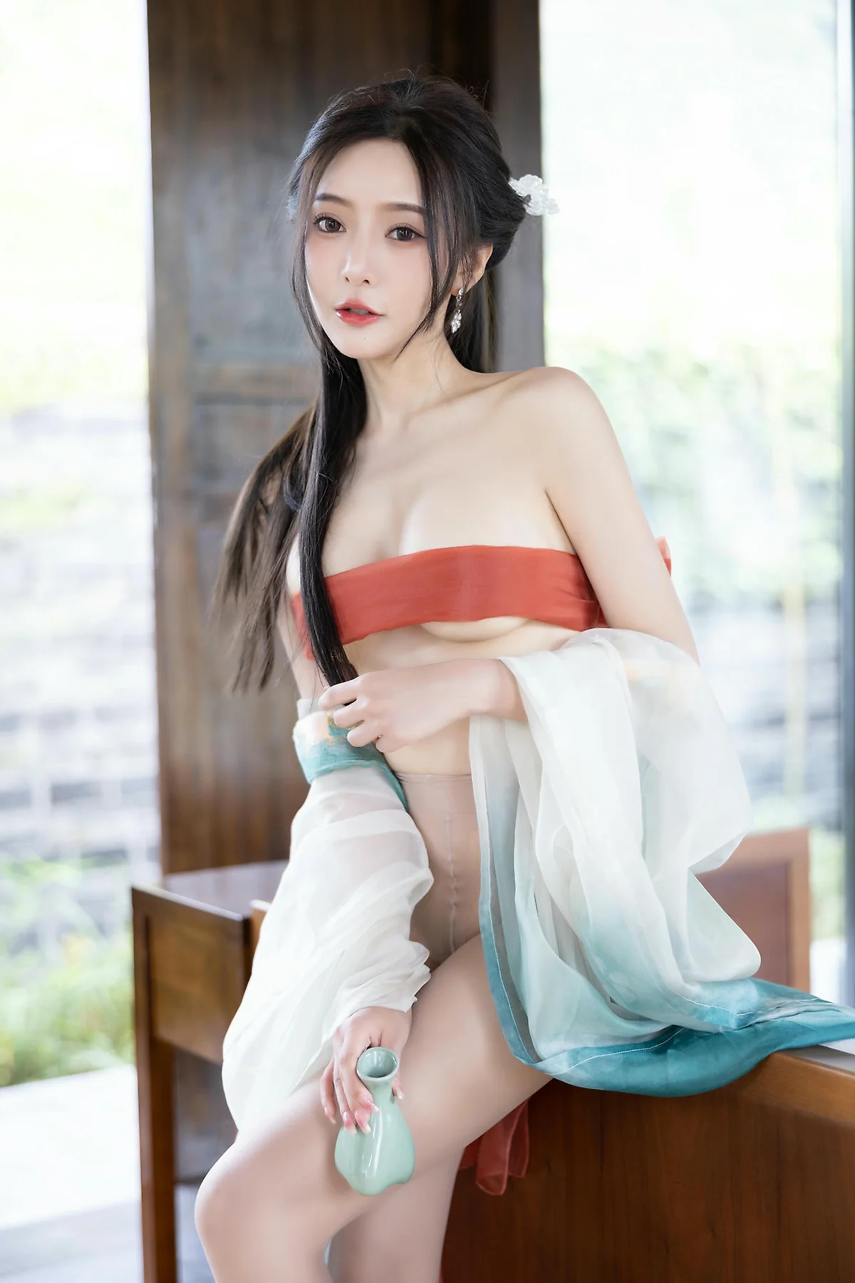 XiuRen 秀人 No.N473 王馨瑶古装瀑布主题写真 - 74