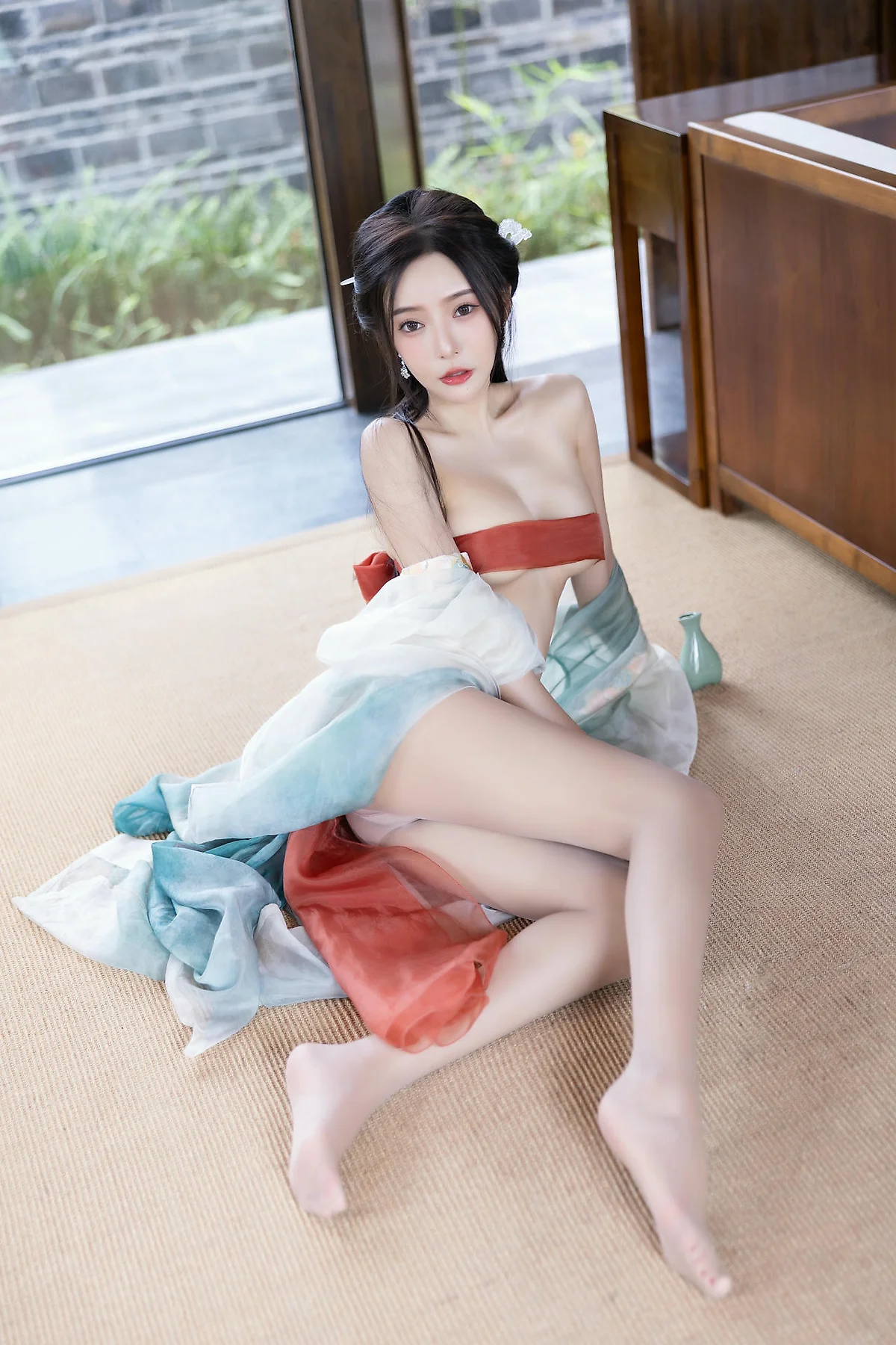 XiuRen 秀人 No.N473 王馨瑶古装瀑布主题写真 - 82