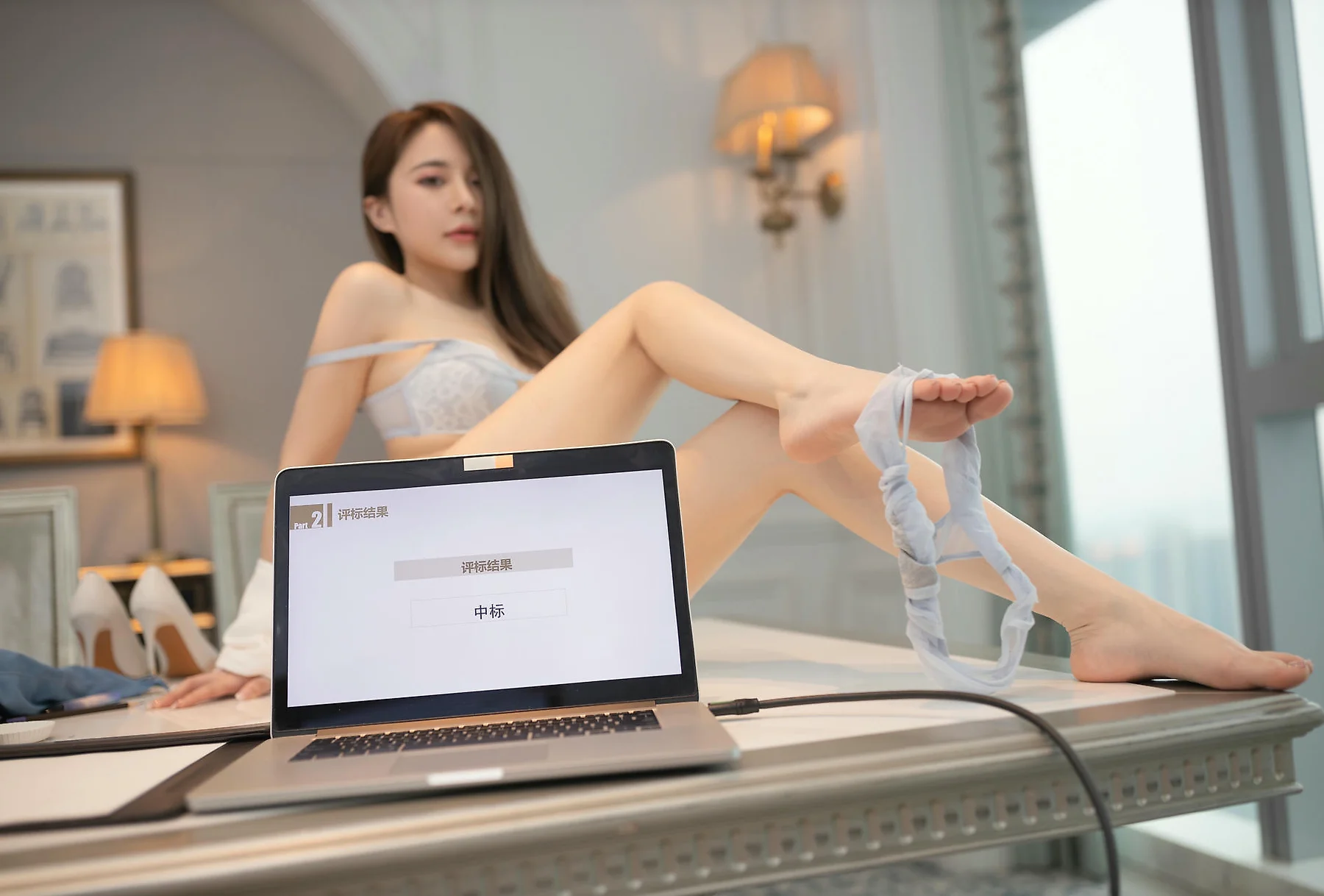 XiuRen 秀人 No.N490 鱼子酱Fish办公ol超短紧身裙 - 79