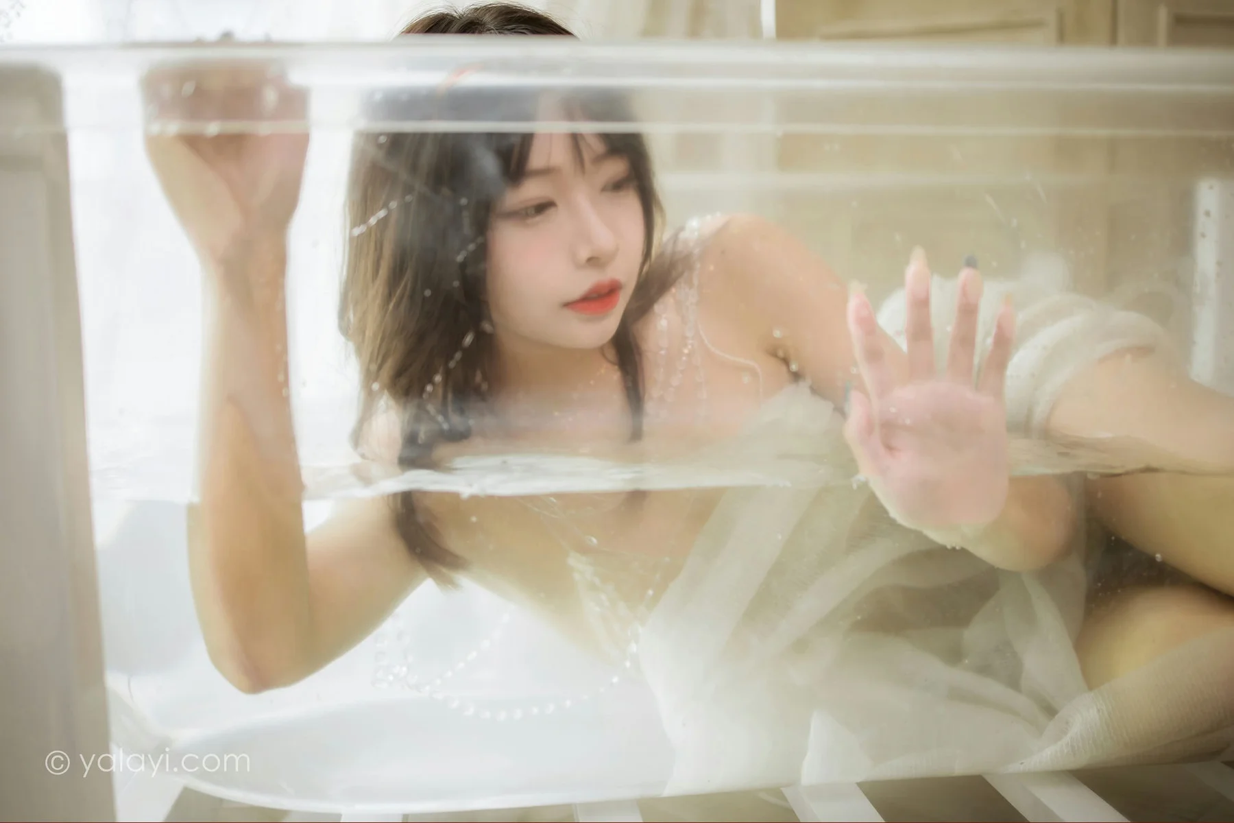 YALAYI 雅拉伊 Vol.841  阿禾 水中白莲 - 38