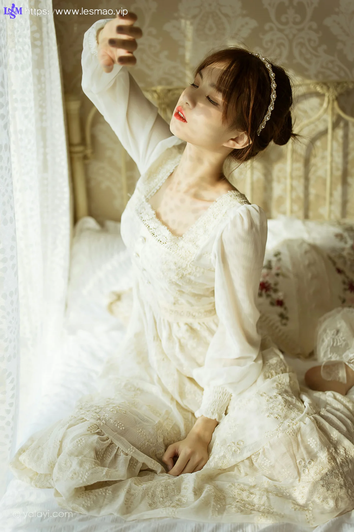 YALAYI 雅拉伊 Vol.843  茹莎 花白裙 - 29