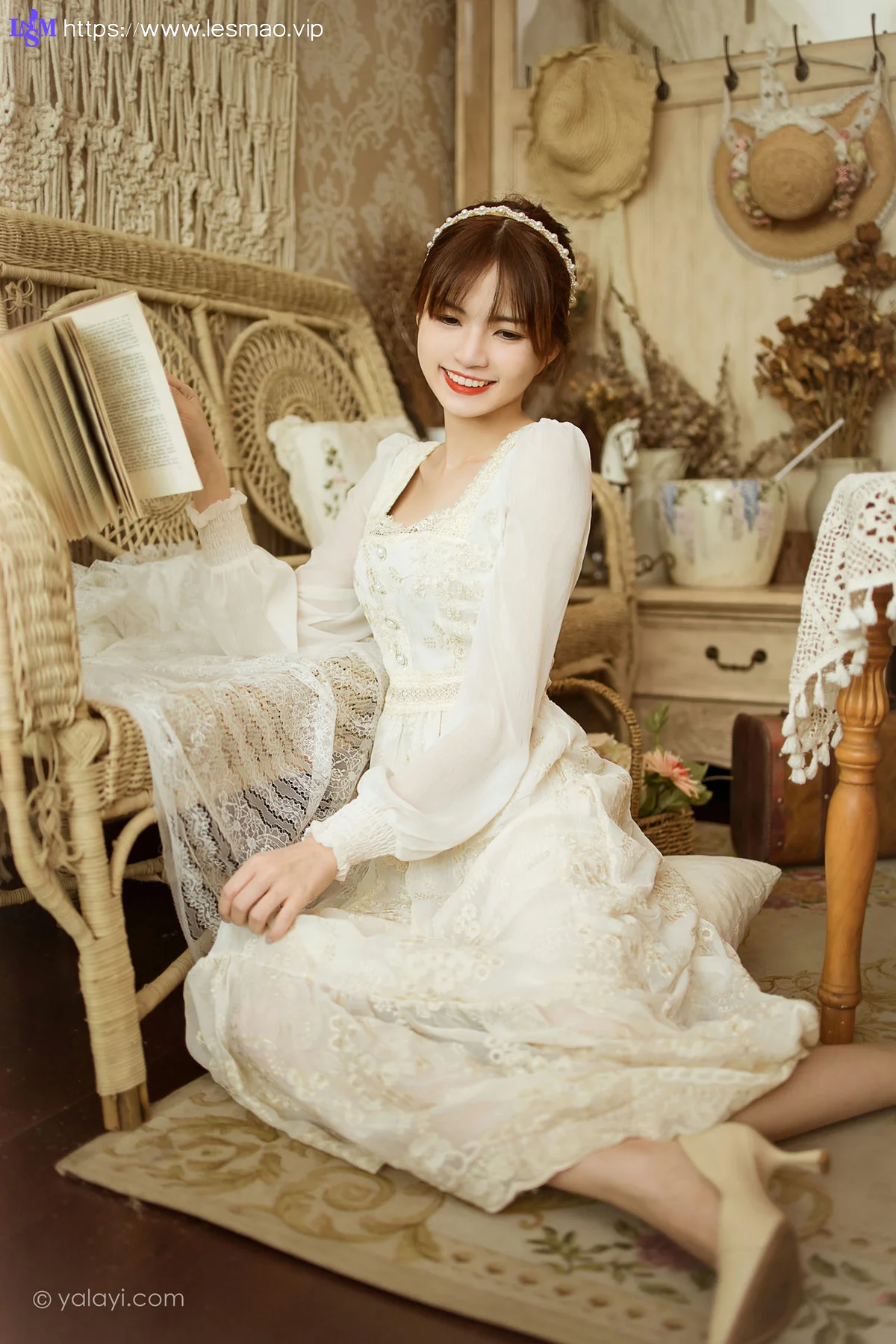 YALAYI 雅拉伊 Vol.843  茹莎 花白裙 - 45