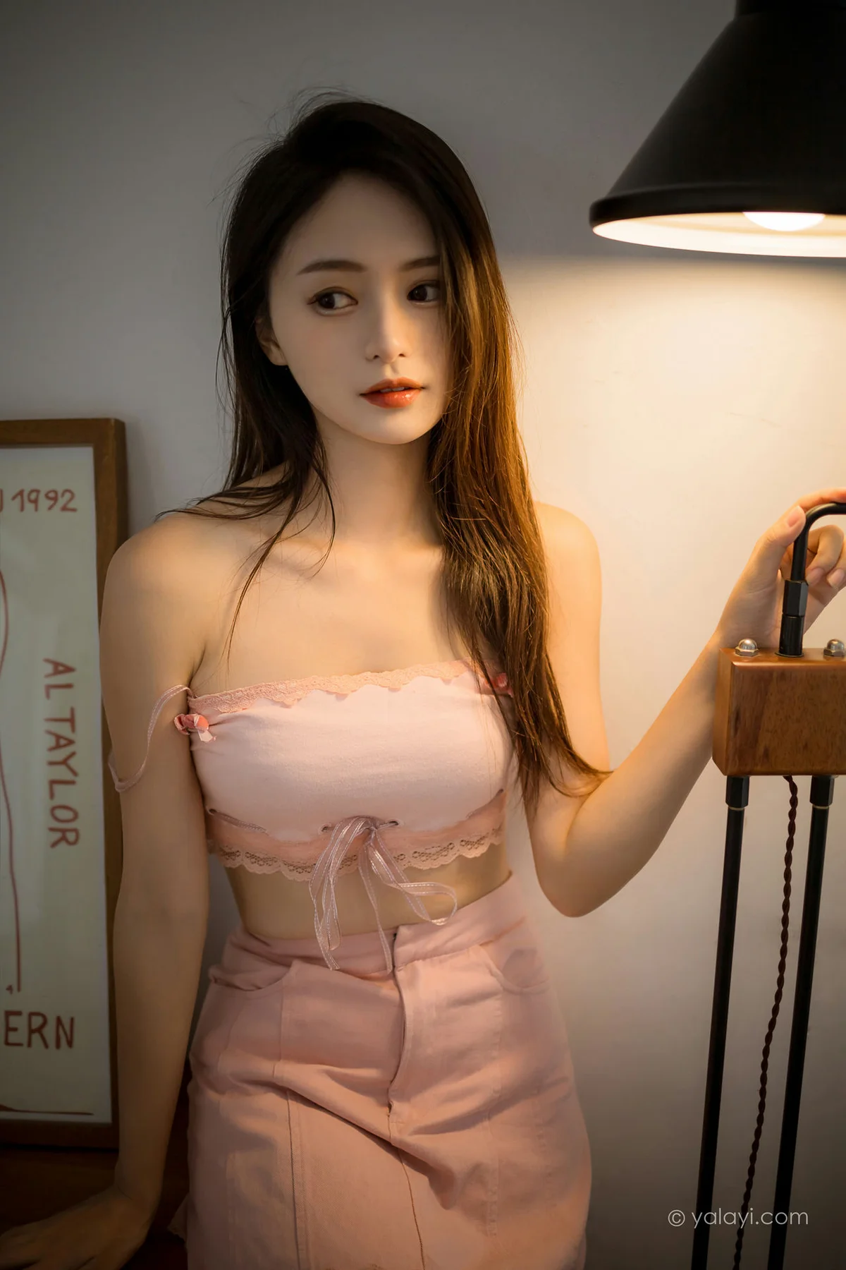 YALAYI 雅拉伊 Vol.910  沐兰 粉色记忆 - 35