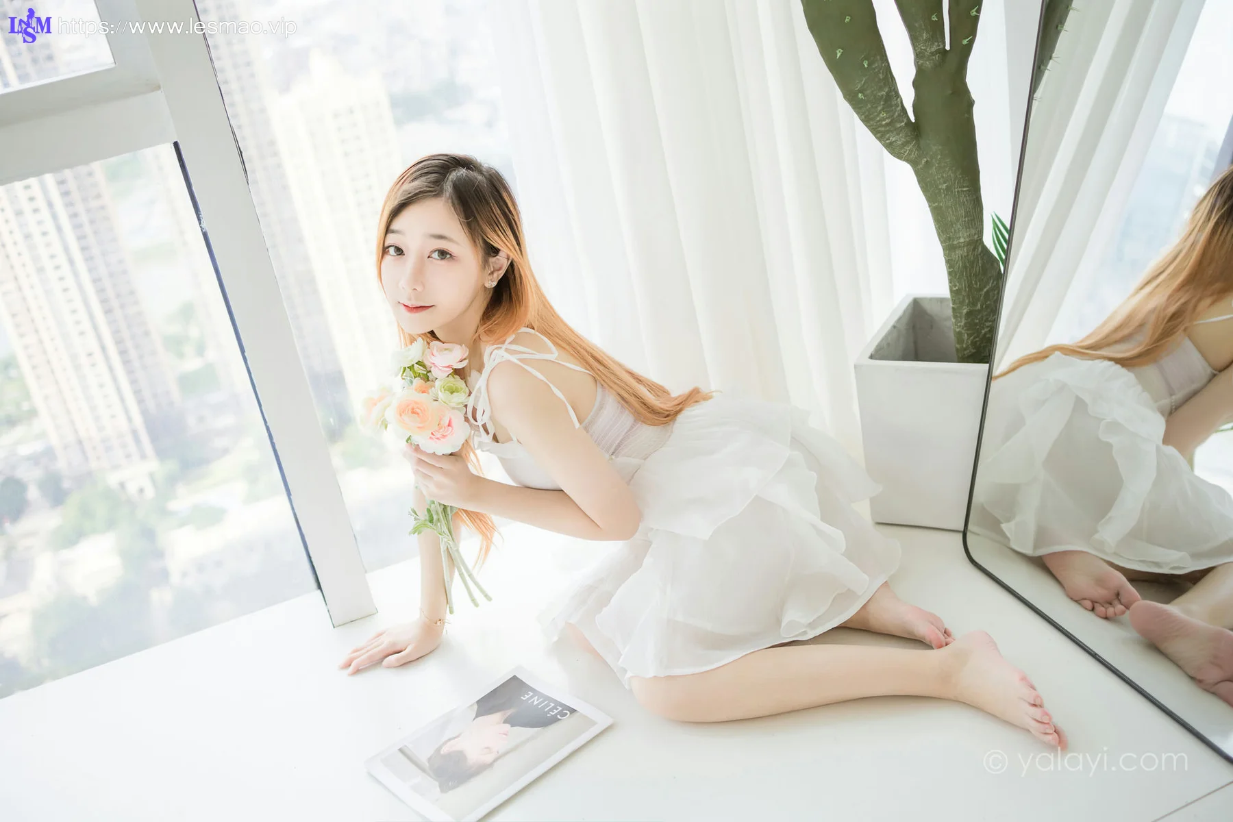 YALAYI 雅拉伊 Vol.947  夜夜 白衣丽人 - 14