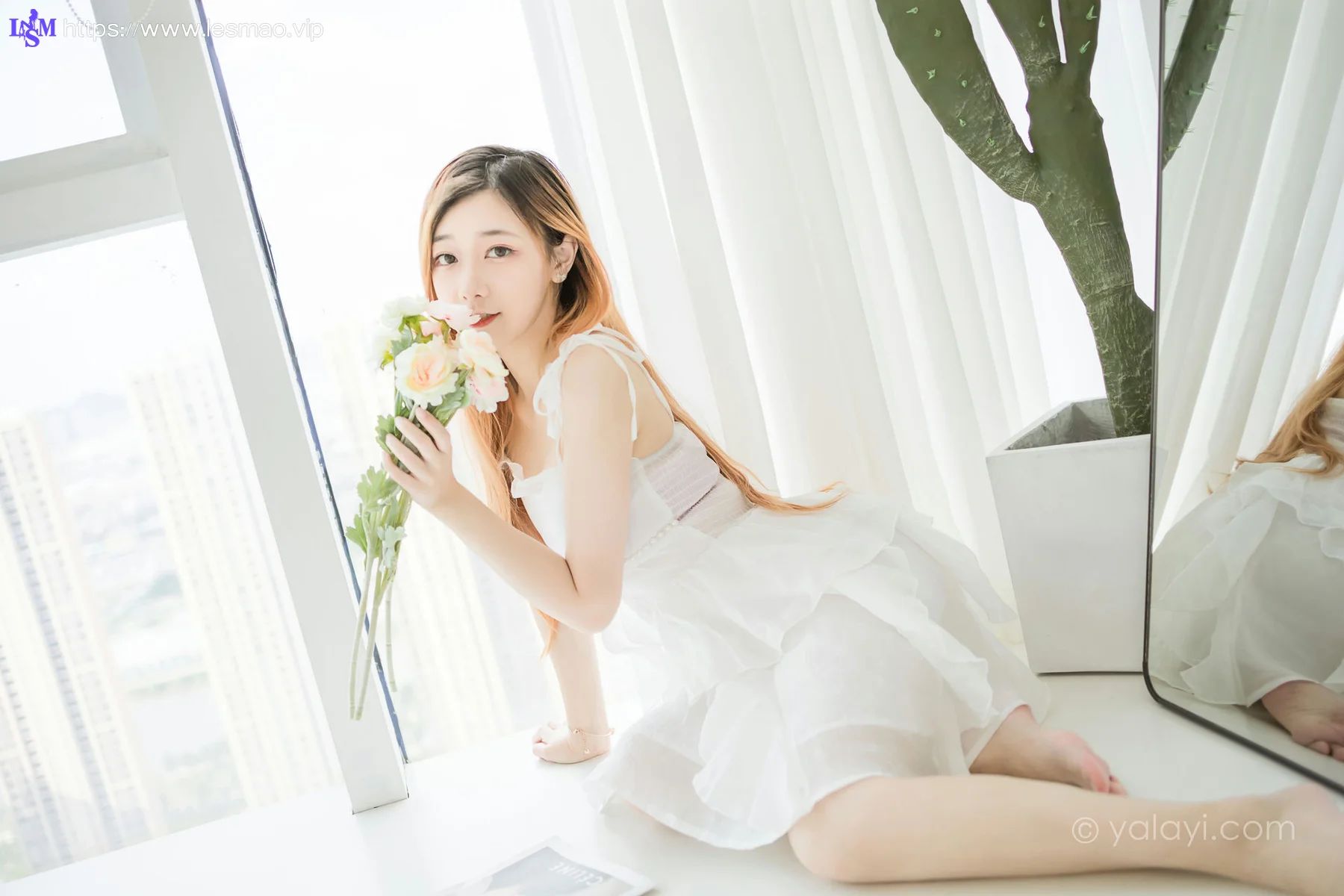YALAYI 雅拉伊 Vol.947  夜夜 白衣丽人 - 15