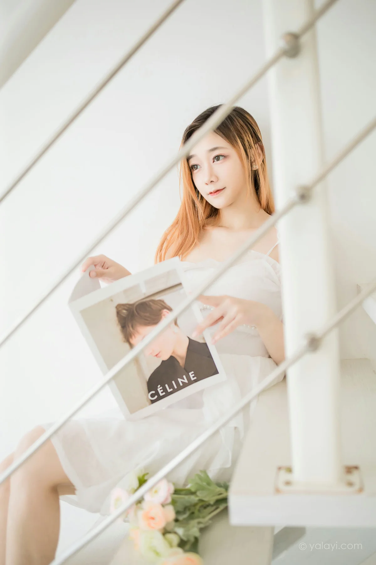 YALAYI 雅拉伊 Vol.947  夜夜 白衣丽人 - 23